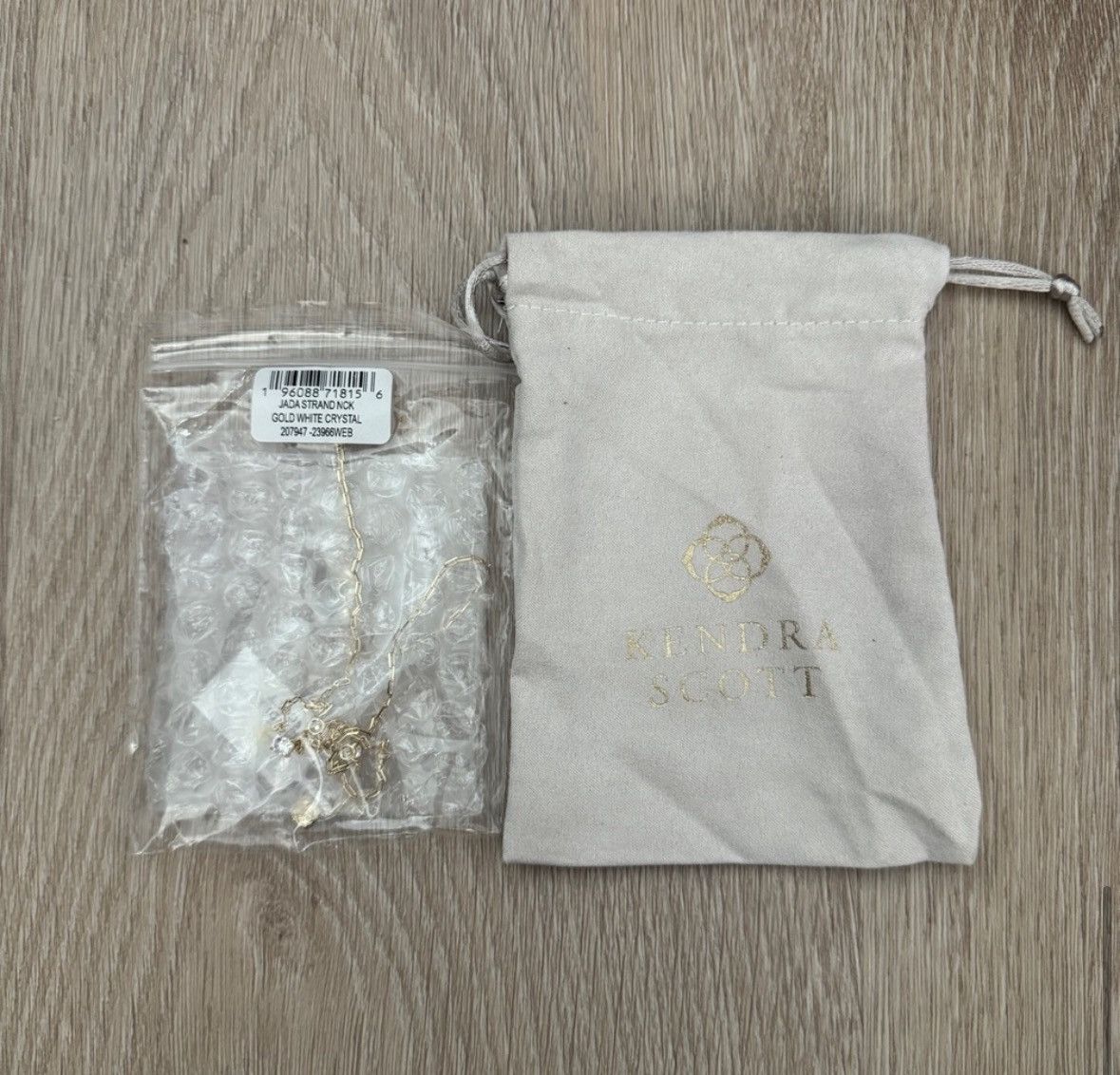 Kendra Scott NWT Kendra Scott Jada Gold Strand Necklace in White CZ Size ONE SIZE - 6 Thumbnail