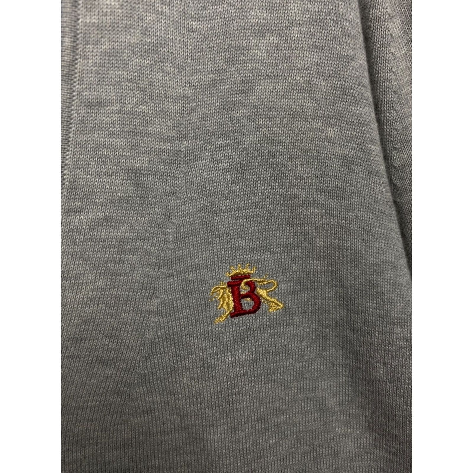 Baracuta VINTAGE Baracuta Mens Cardigan Sweater Baracuta Cardigan Mens M Gray Cotton Logo 90s Womens Mens Size US M / EU 48-50 / 2 - 3 Thumbnail