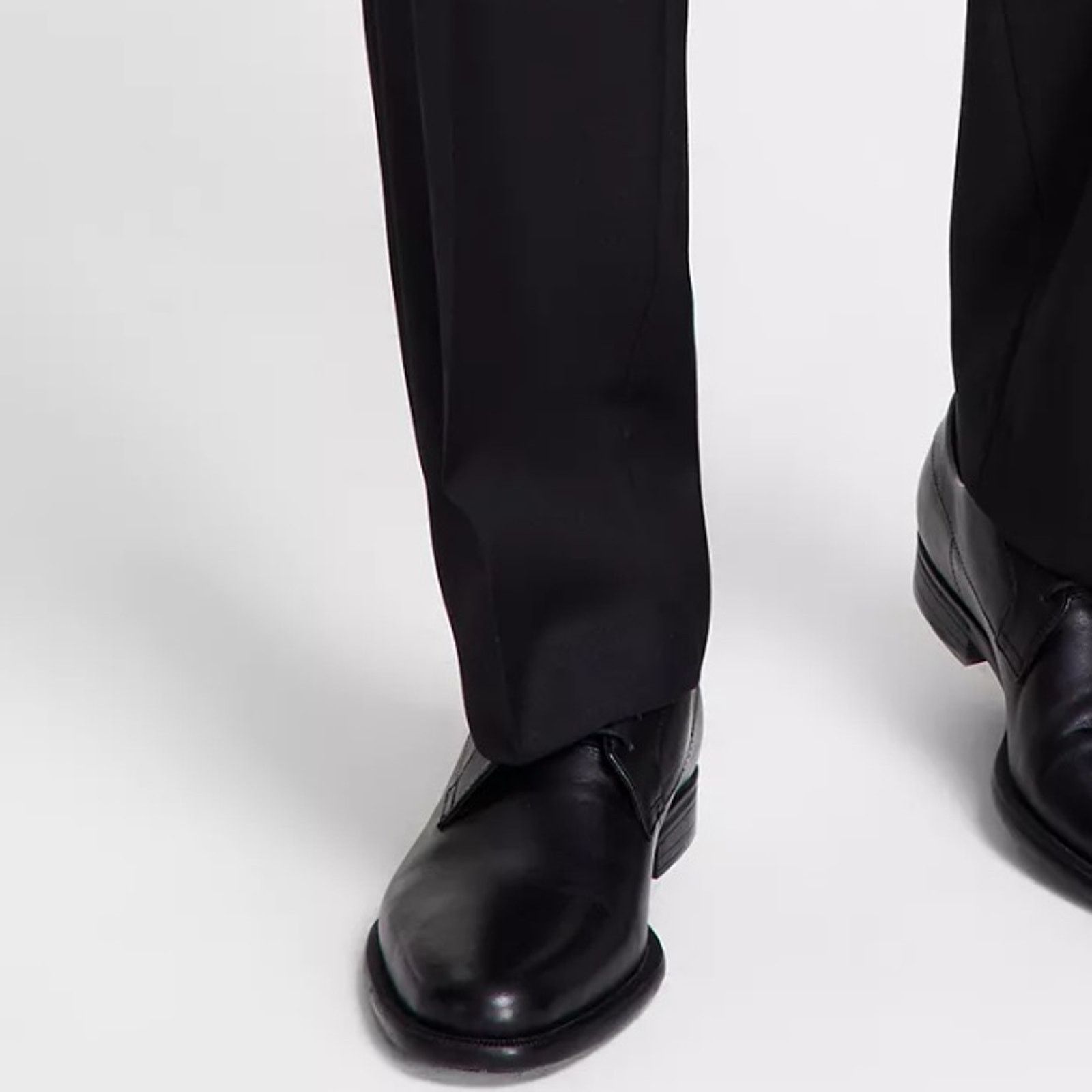 Michael Kors Michael Kors Men's Black Solid Wool Suit Pants Size 38W 30L Size US 38 / EU 54 - 4 Thumbnail