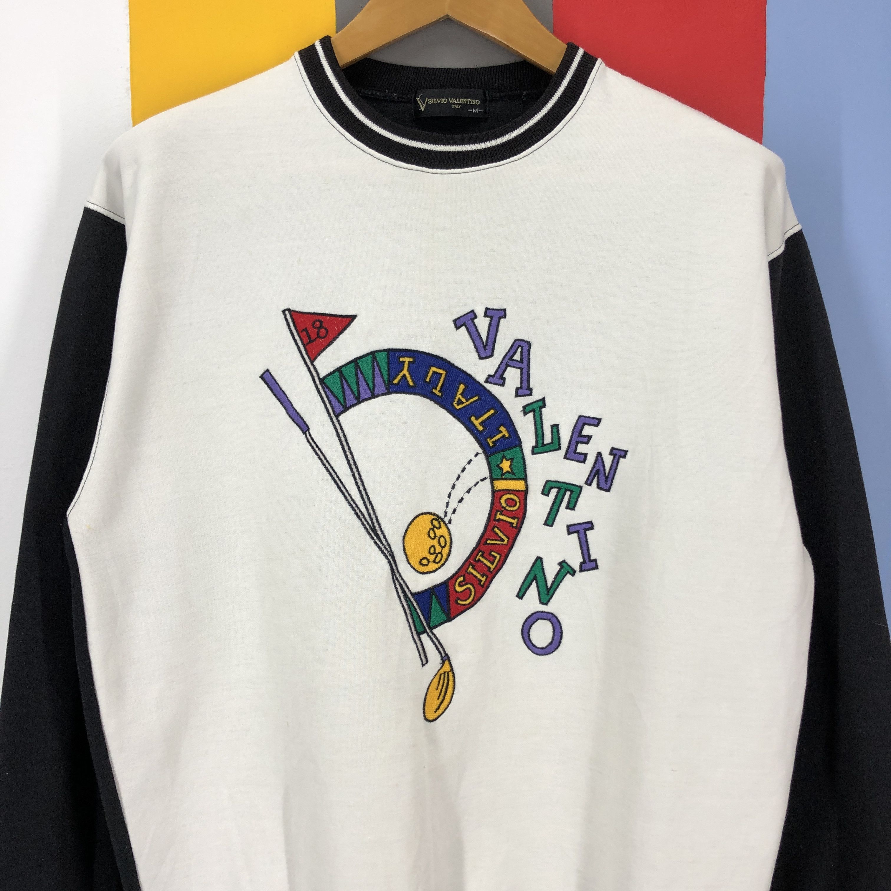Other CLAUDIO VALENTINO Crew Neck Sweatshirt #1044/AK Size US M / EU 48-50 / 2 - 2 Thumbnail