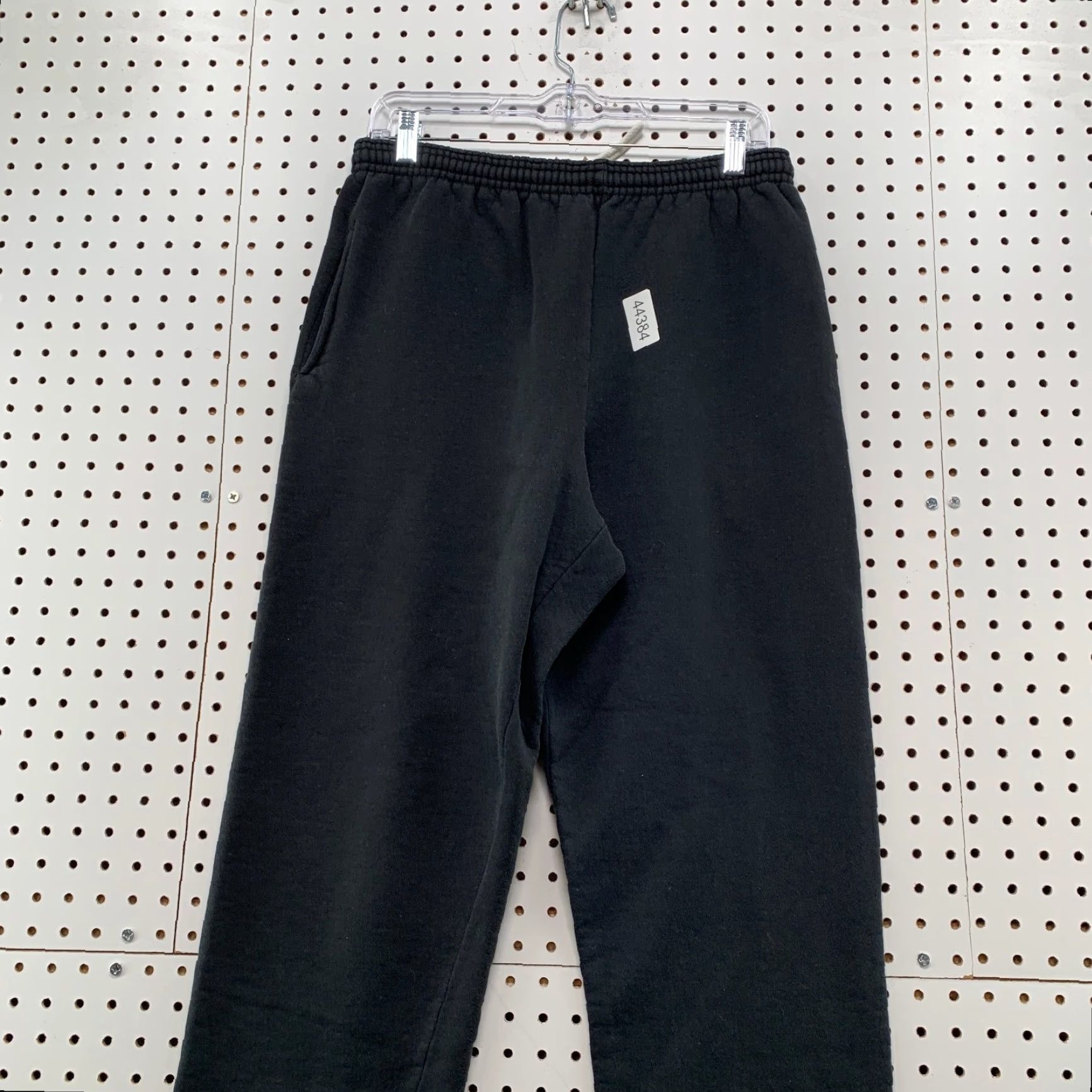 Russell Athletic VINTAGE Russell Athletic Sweatpants Mens Medium Black Fleece Pockets 90s Straight Size US 31 - 2 Thumbnail