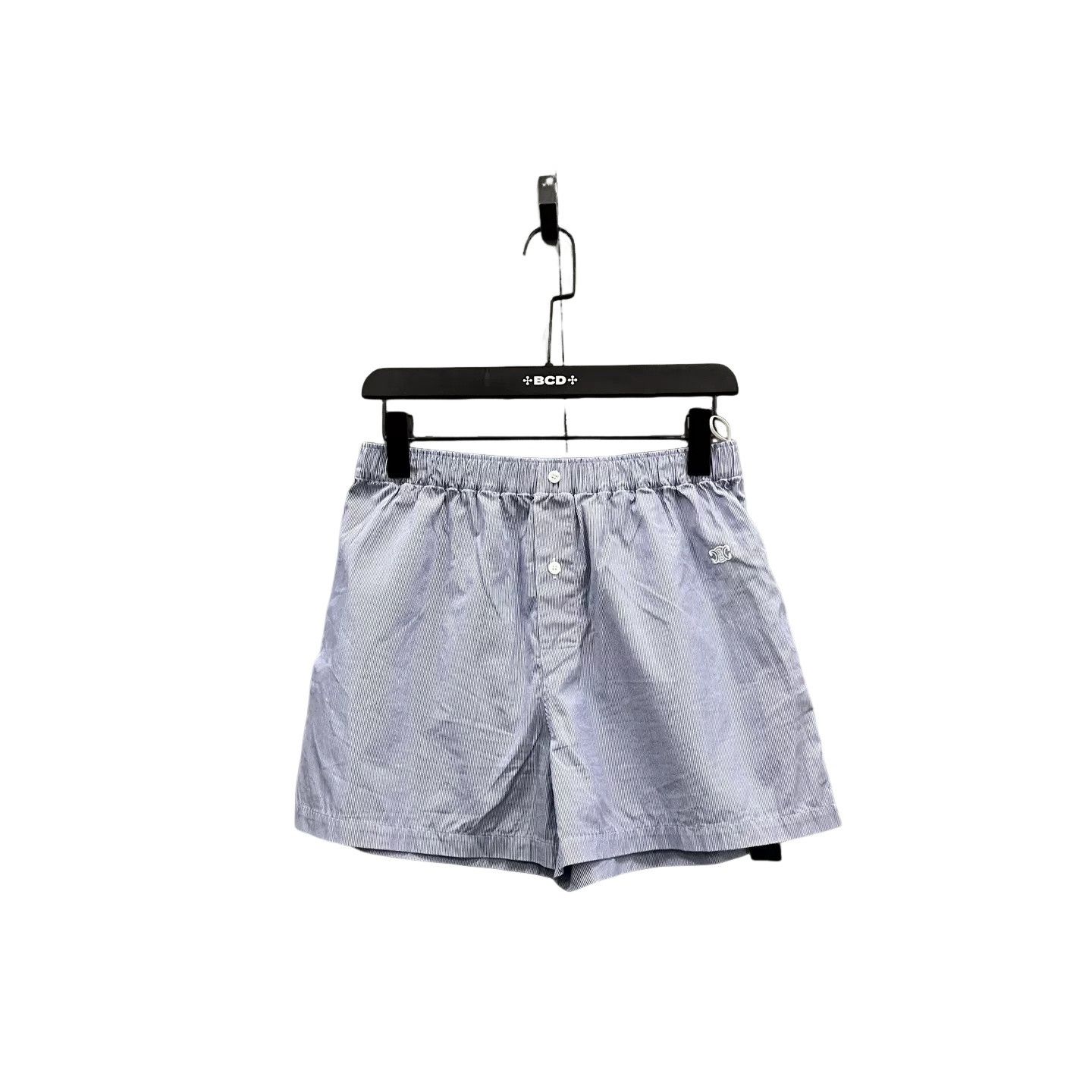 Celine Celine Striped Embroidery Shorts Size 36 Size 26" / US 2 / IT 38 - 1 Thumbnail