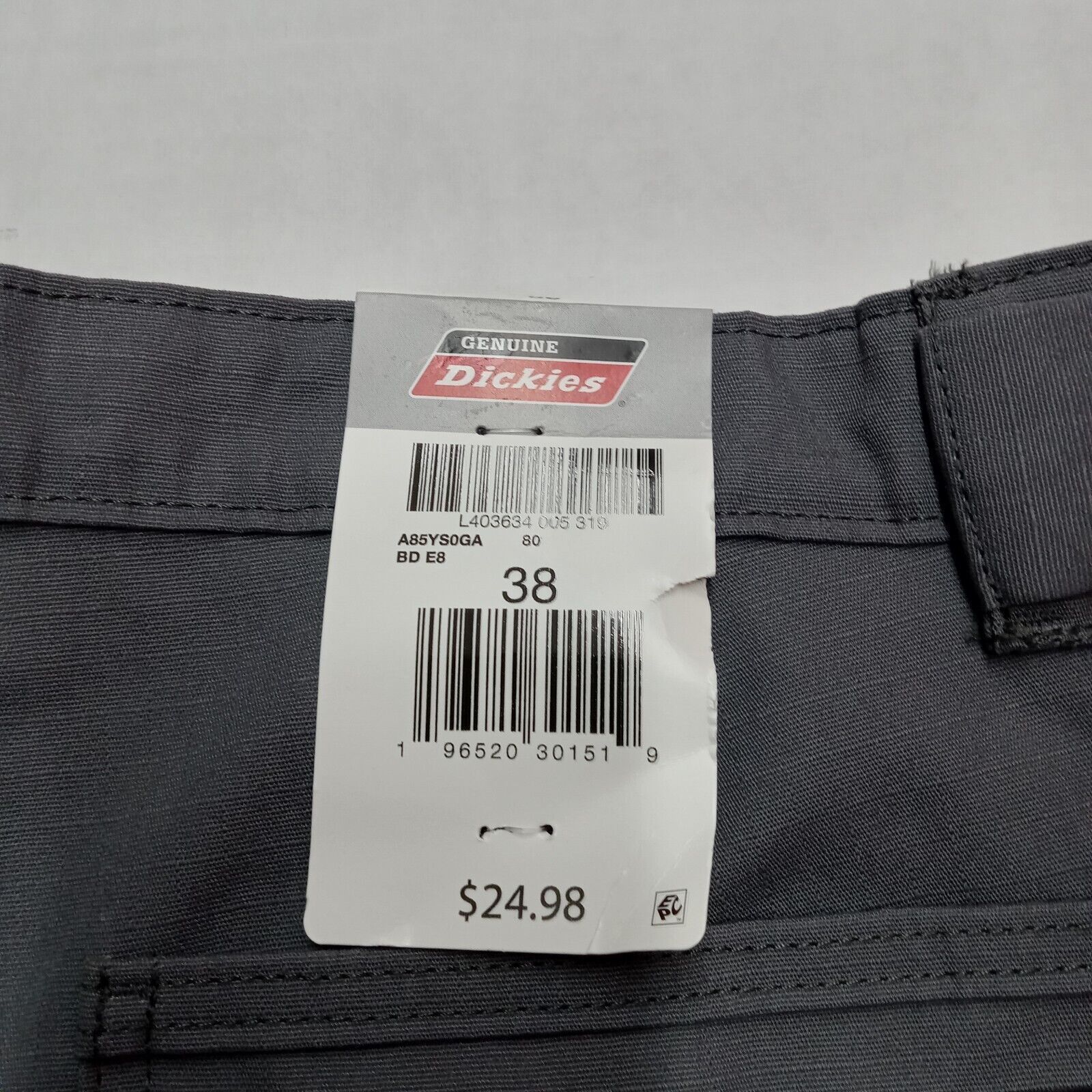 Dickies Dickies Cargo Shorts Men's 38 Gray Relaxed Fit 11" Inseam Size US 38 / EU 54 - 4 Thumbnail