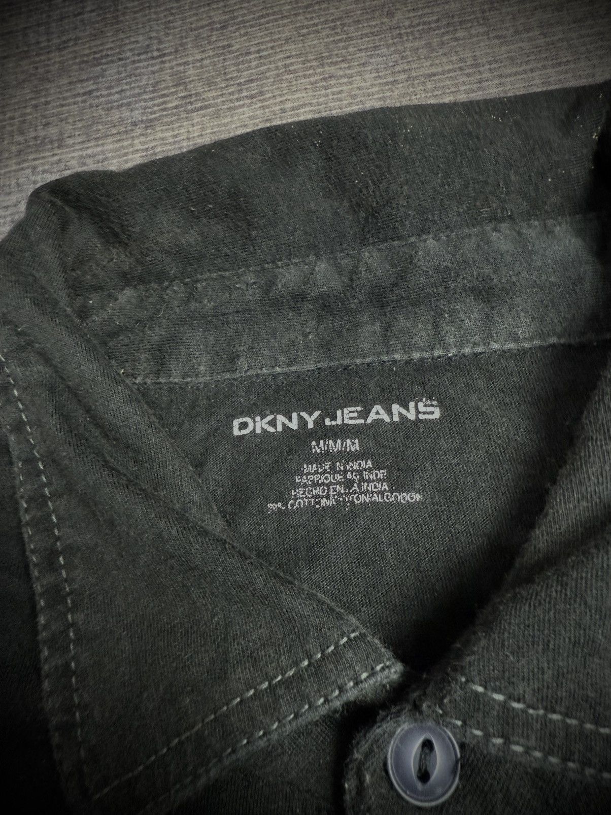 Le Grande Bleu (L.G.B.) DKNY JEANS SKULL ART IFSIX TSHIRT Size US M / EU 48-50 / 2 - 4 Thumbnail