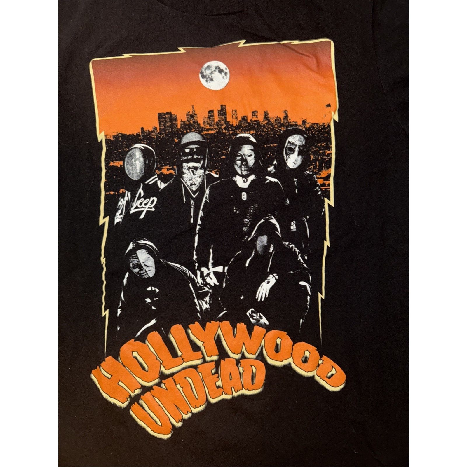 Band Tees Hollywood Undead Band T-Shirt Black S 17x22 Rock Metalcore Size US S / EU 44-46 / 1 - 2 Thumbnail