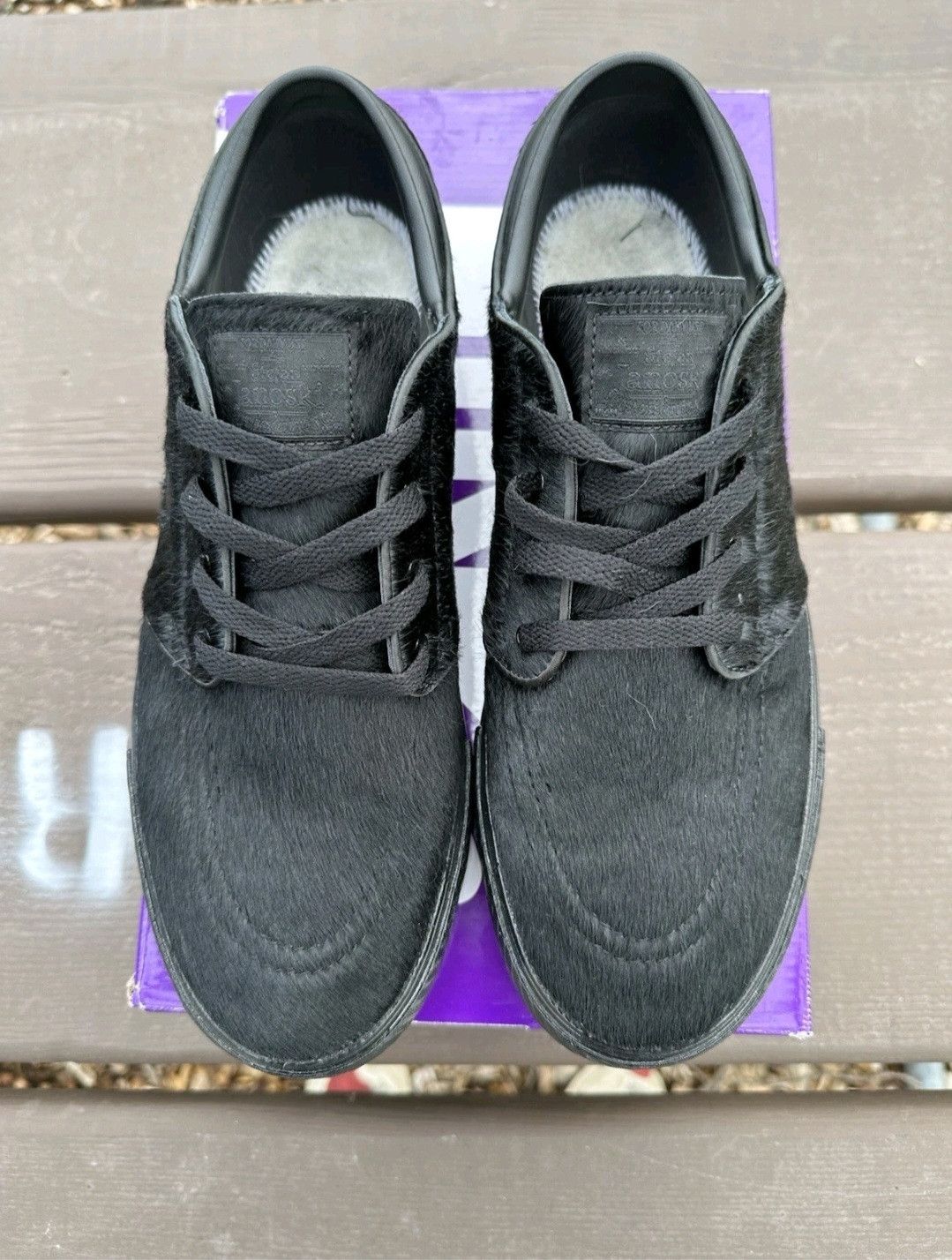 Nike Nike Zoom Stefan Janoski OG+SE SB Black Pony Hair Size 9 Men Size US 9 / EU 42 - 2 Thumbnail