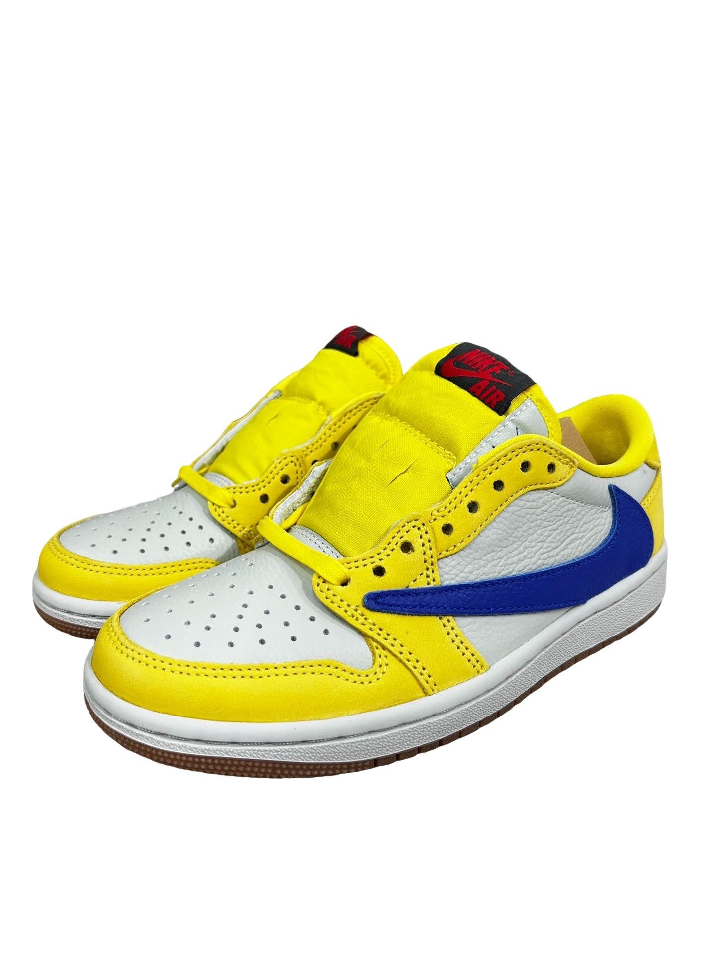 Jordan Brand Travis Scott x Air Jordan 1 Low Canary Size 5 Size US 5.5 / IT 35.5 - 1 Thumbnail