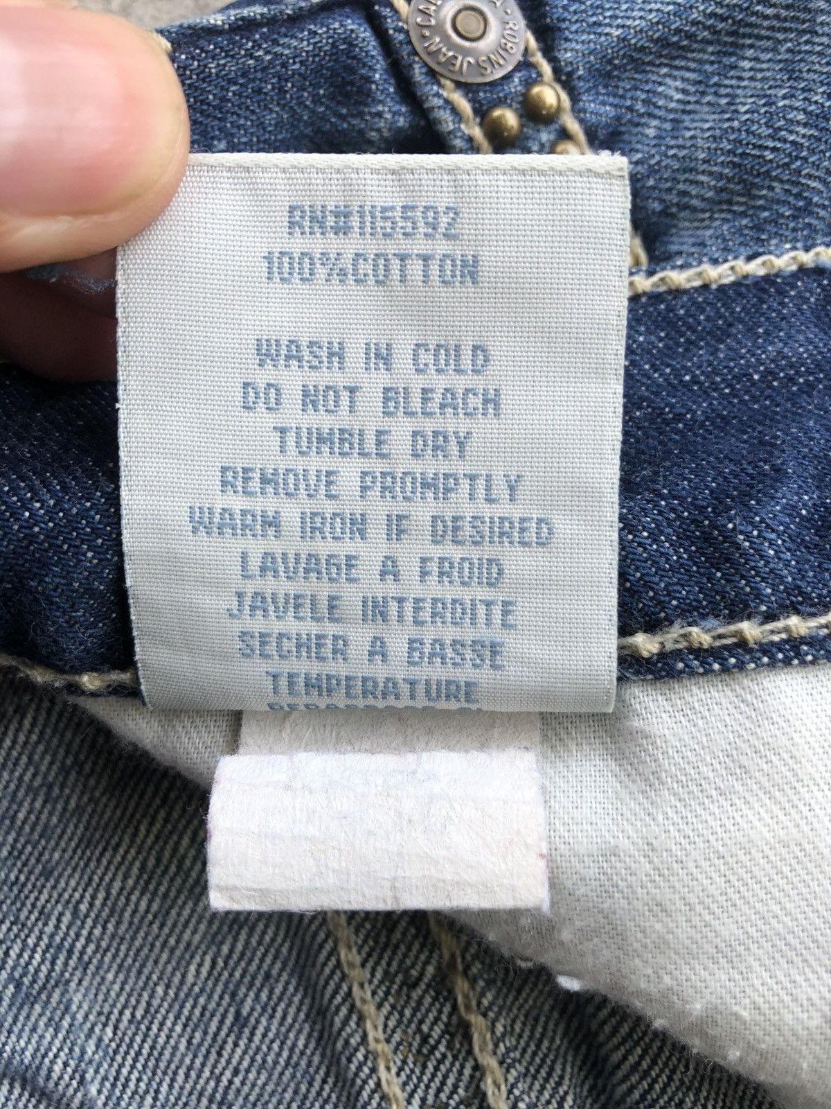 Robins Jeans Robins Jeans Distressed Jeans Size US 30 / EU 46 - 20 Thumbnail