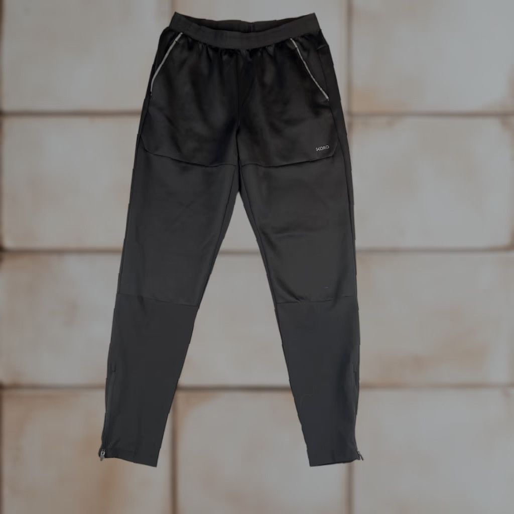 Vintage Flex Skora Qwick Dry Jogger Pants Mens 27x29 Black Zip Athletic Waist Ankle Jogger, Athletic Size US 27 - 1 Thumbnail