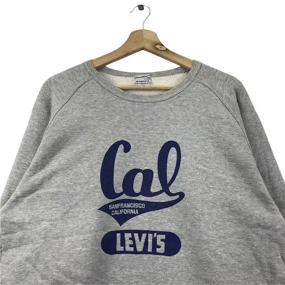 Levi's Vtg LEVI’S STRAUSS CALIFORNIA Stock Logo Grey Sweatshirt Size US L / EU 52-54 / 3 - 3 Thumbnail