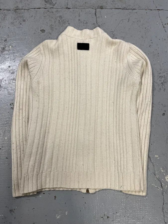 Dolce & Gabbana 2000s Dolce & Gabbana Beige Wool Zip-Up Sweater Size US S / EU 44-46 / 1 - 7 Thumbnail