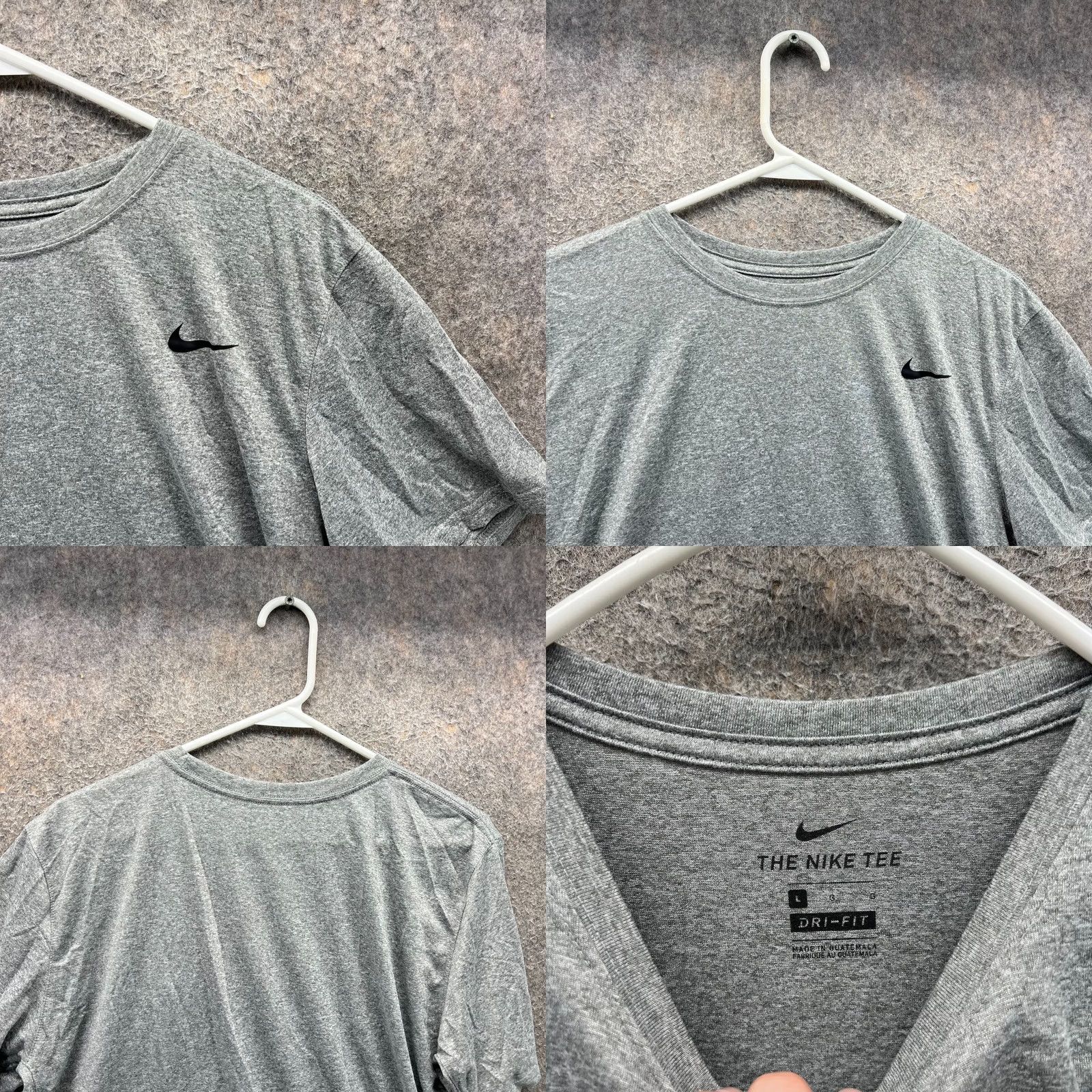 Nike Nike Shirt Mens Large Gray Dri Fit Athletic Jersey Soccer Dri Fit Gym Crewneck Size US L / EU 52-54 / 3 - 8 Thumbnail