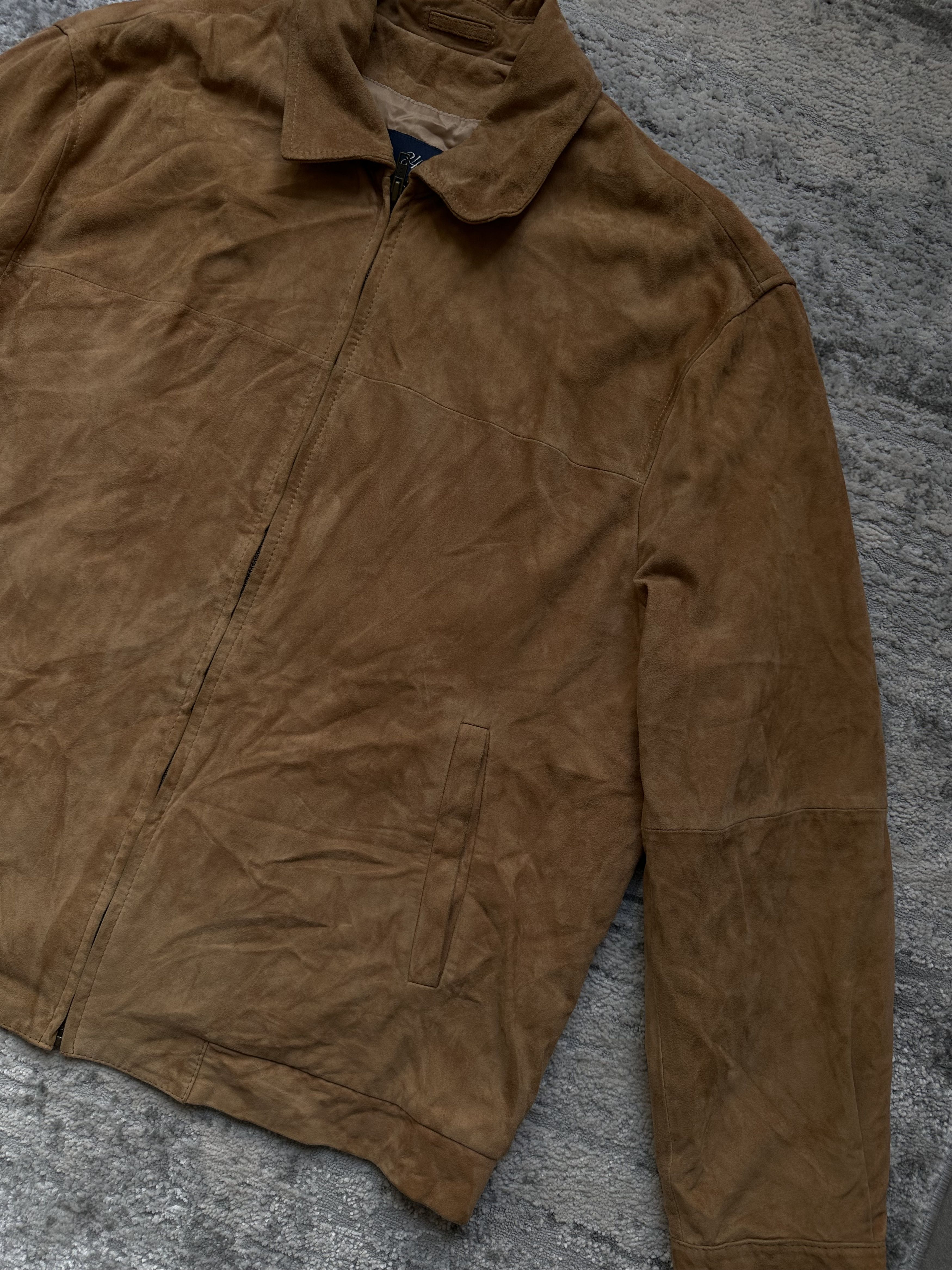 Brooks Brothers Brooks Brothers suede leather jacket Size US L / EU 52-54 / 3 - 3 Thumbnail
