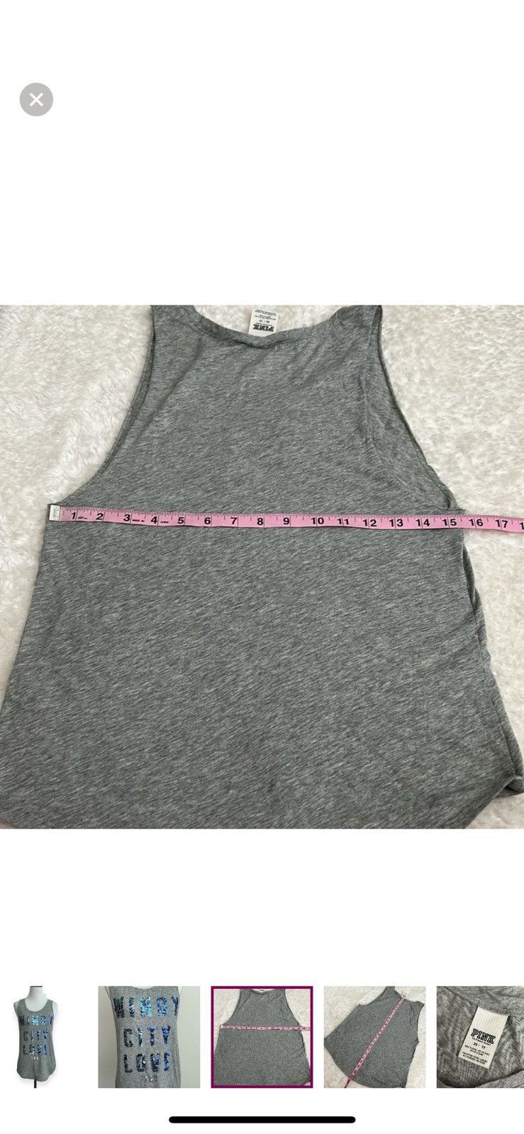 Pink × Victoria's Secret Pink Victoria’s Secret XS Chicago muscle tee Size XS / US 0-2 / IT 36-38 - 3 Thumbnail