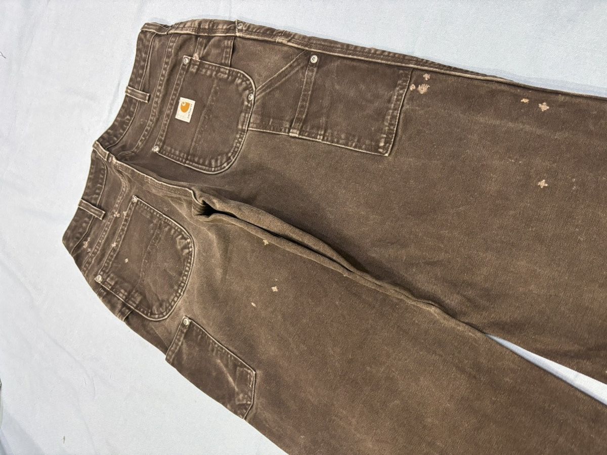 Carhartt Carhartt WB136 DKB Double knee denim Size 32" / US 10 / IT 46 - 6 Thumbnail