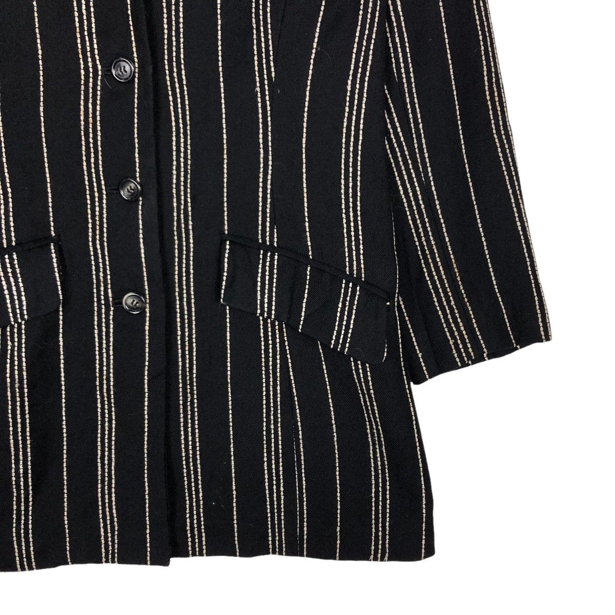 Issey Miyake 🔥Vintage Striped Coats Jacket Zome Issey Miyake Japan Size US M / EU 48-50 / 2 - 5 Thumbnail