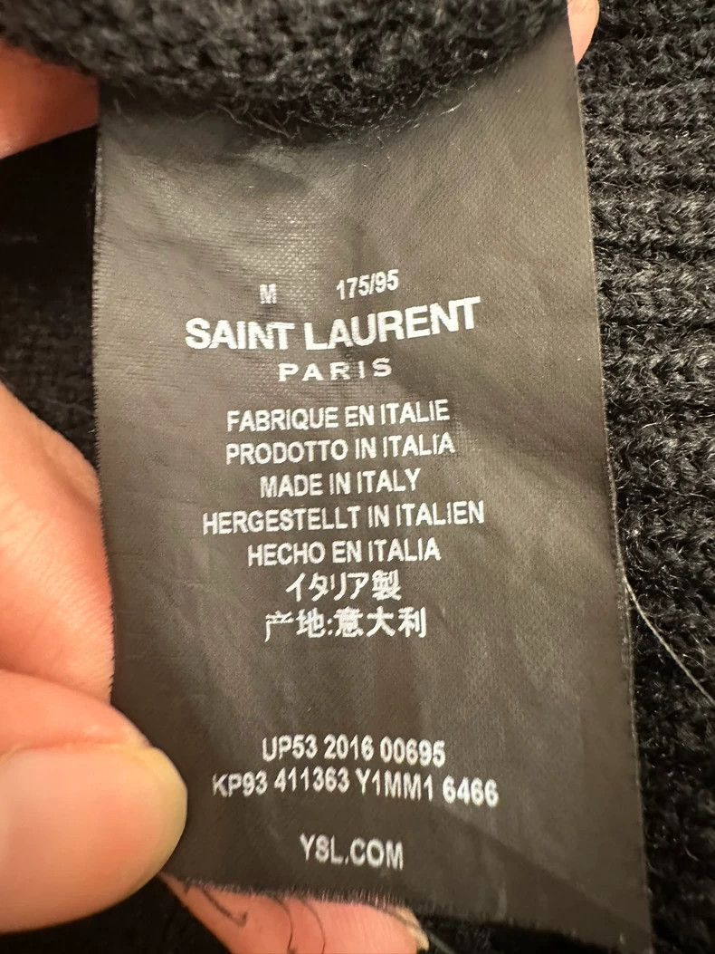 Saint Laurent Paris Saint Laurent Paris 16 FW black dinosaur knit sweater Size US M / EU 48-50 / 2 - 3 Thumbnail