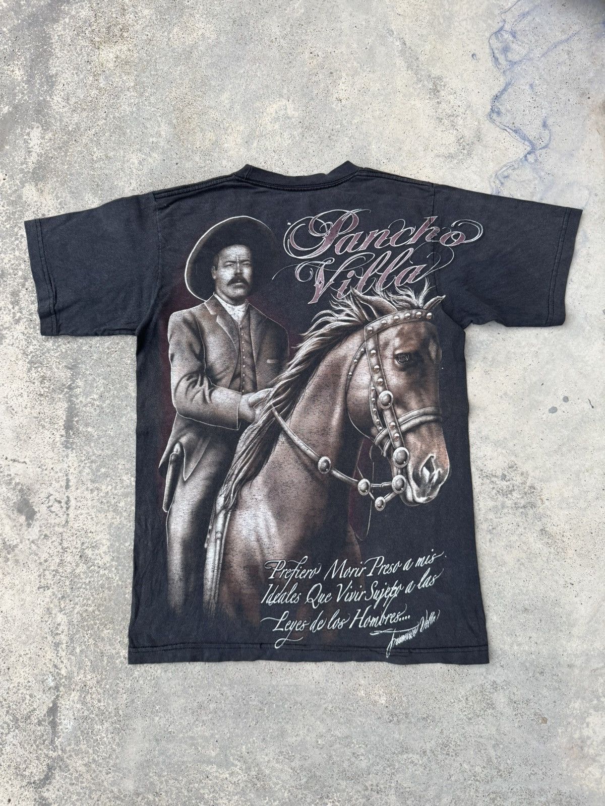 Vintage Distressed 2000s Doroteo Arango Pancho Villa Tees Size US S / EU 44-46 / 1 - 1 Thumbnail