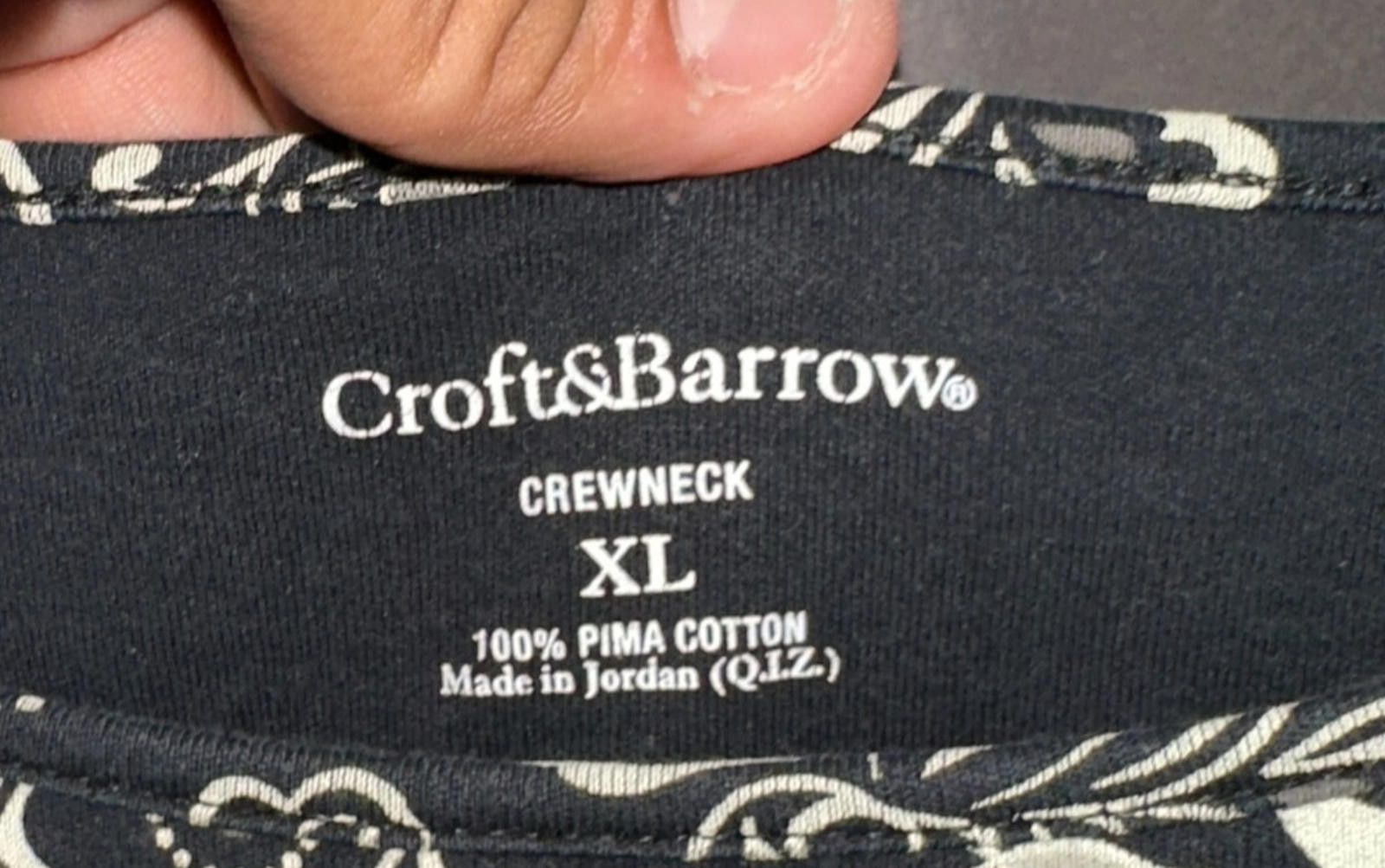 Croft & Barrow #1: Croft & Barrow Crewneck -Pima Cotton XL Size XL / US 12-14 / IT 48-50 - 4 Thumbnail