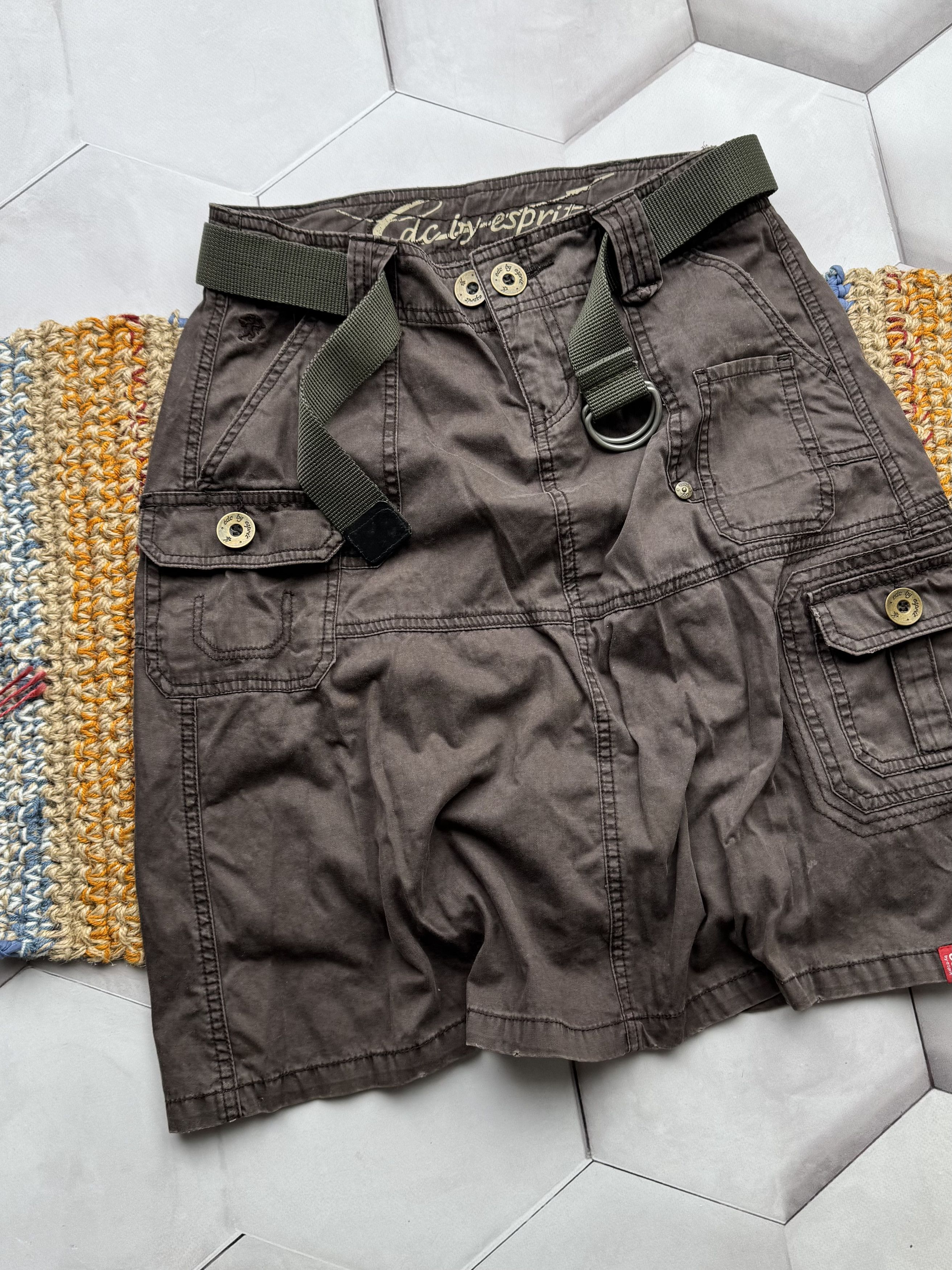 Vintage Vintage Cargo Skirt With Belt (E4) Size 26" / US 2 / IT 38 - 2 Thumbnail