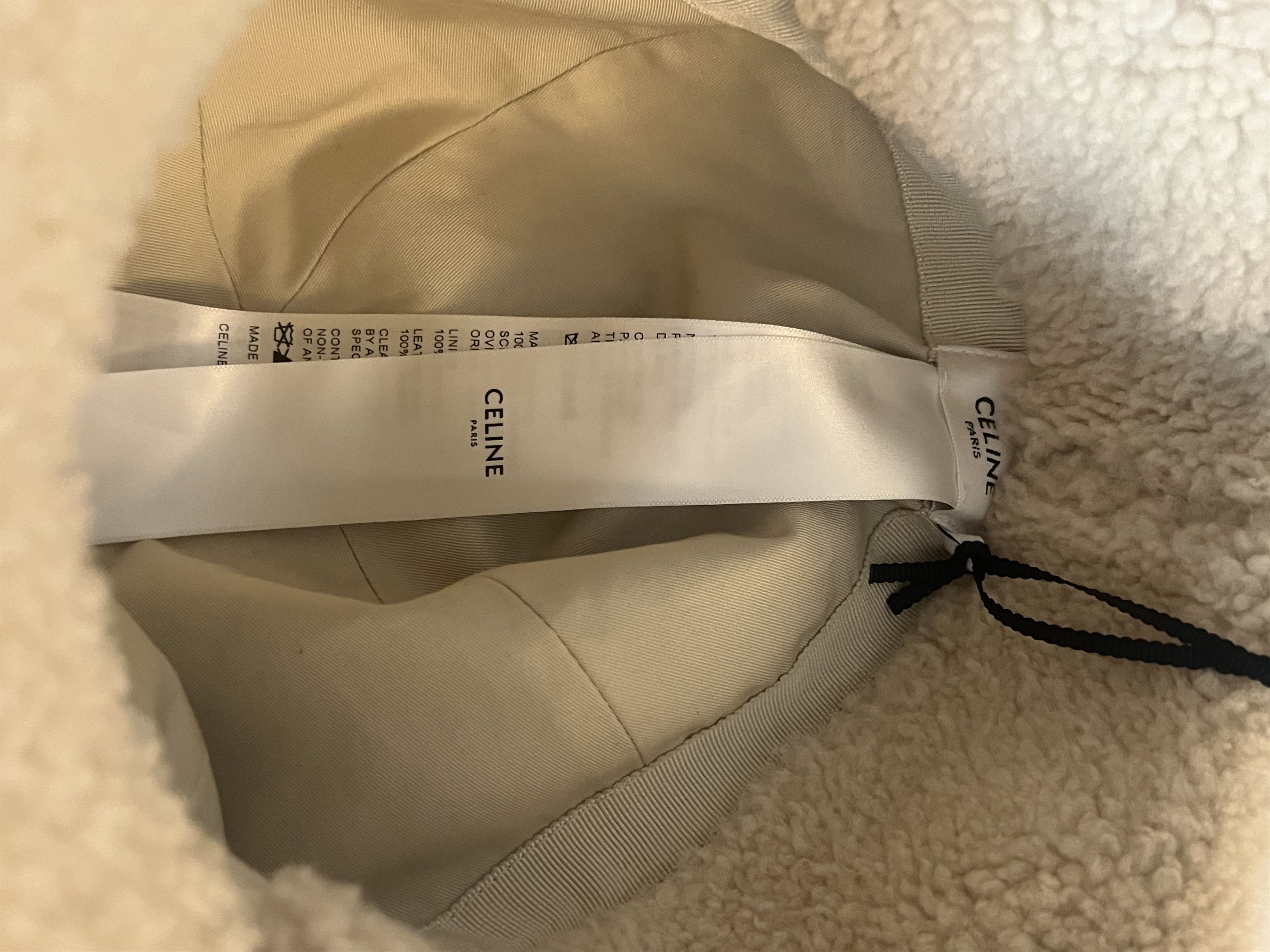 Celine Celine Sherling Hat Size ONE SIZE - 5 Thumbnail