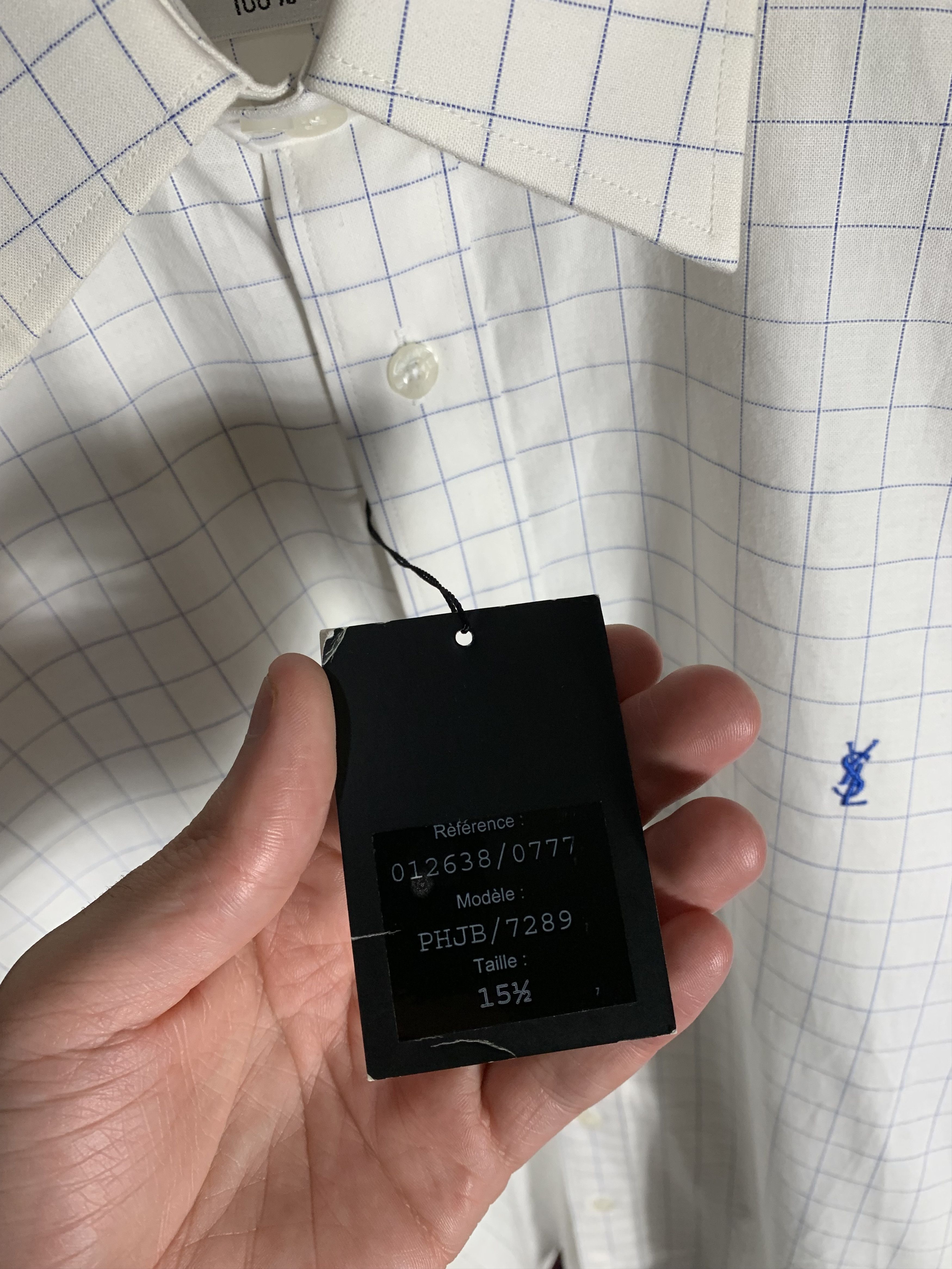 Saint Laurent Paris VINTAGE YVES SAINT LAURENT CLASSIC SHIRT DESIGNER RETRO 90s Size US XL / EU 56 / 4 - 5 Thumbnail