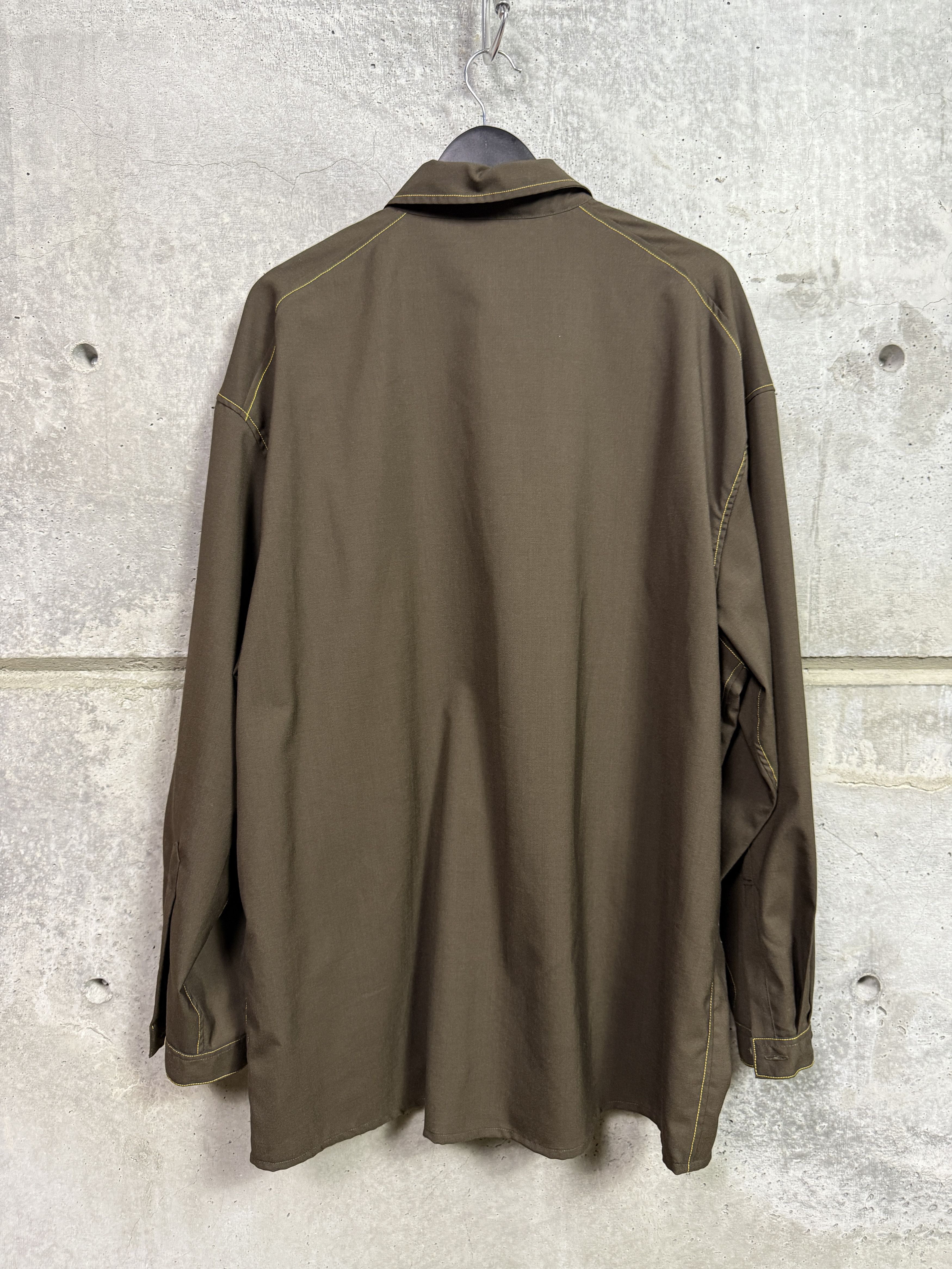 Other Front Office Brown Button-up Overshirt Size US M / EU 48-50 / 2 - 2 Thumbnail