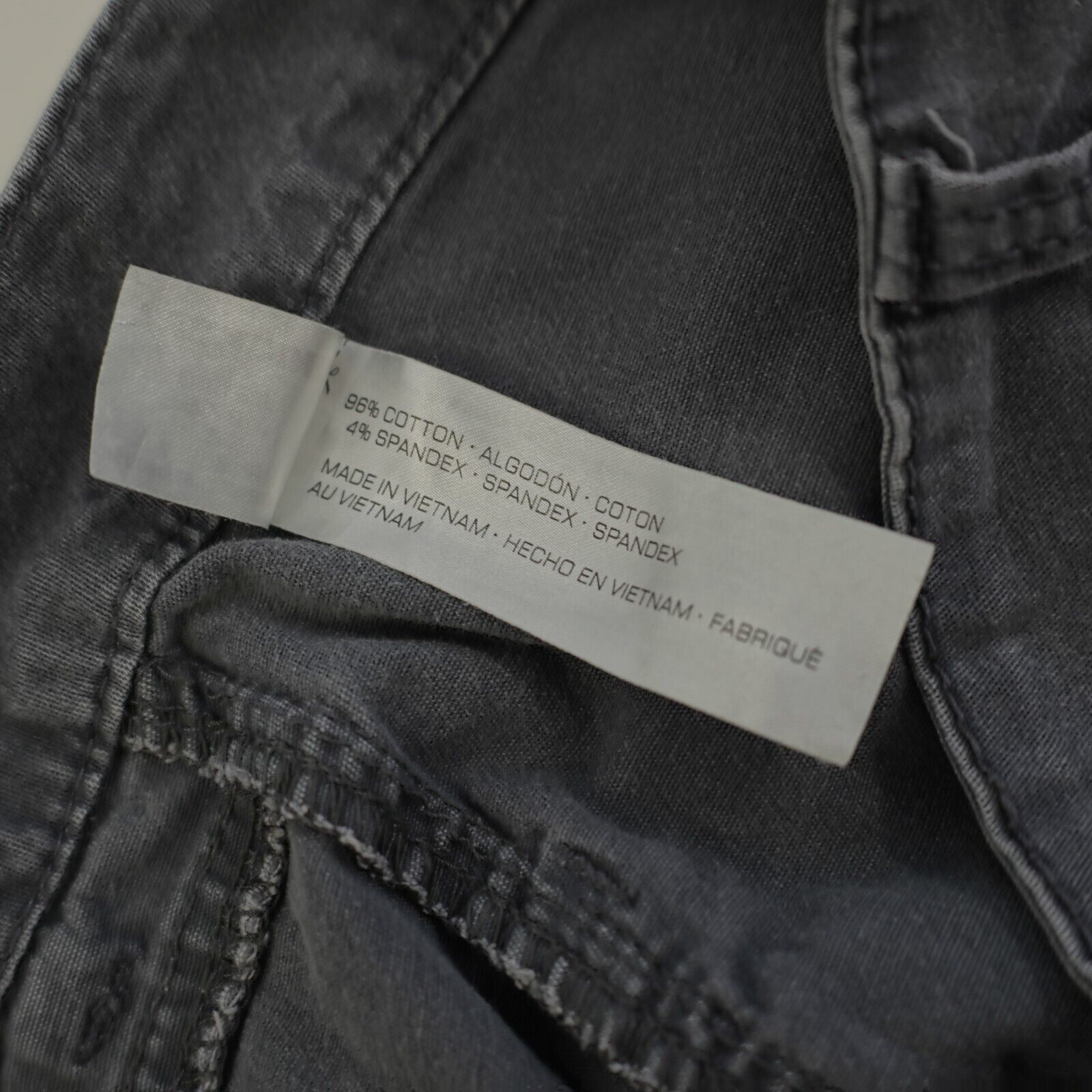 UNIONBAY Unionbay Gray Cotton Short Shorts 9 32/3.5 High Rise Cotton Size 30" / US 8 / IT 44 - 7 Thumbnail