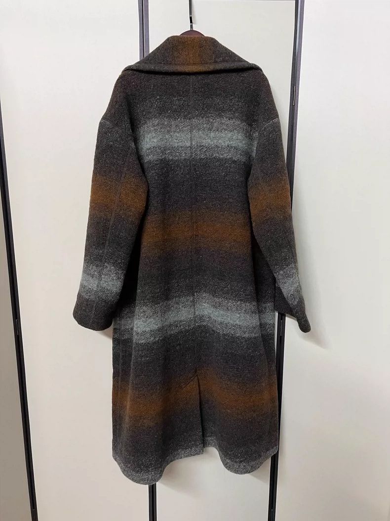 Issey Miyake Issey Miyake Gradient wool coat Size L / US 10 / IT 46 - 3 Thumbnail