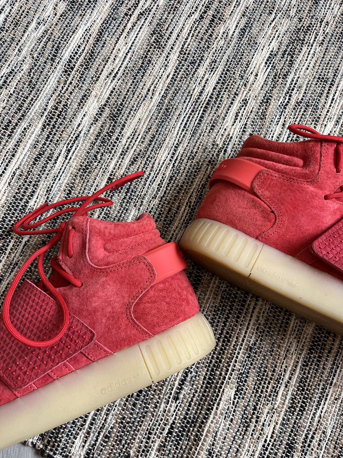 Adidas × Vintage Adidas Tubular red sneakers Size US 8 / EU 41 - 7 Thumbnail