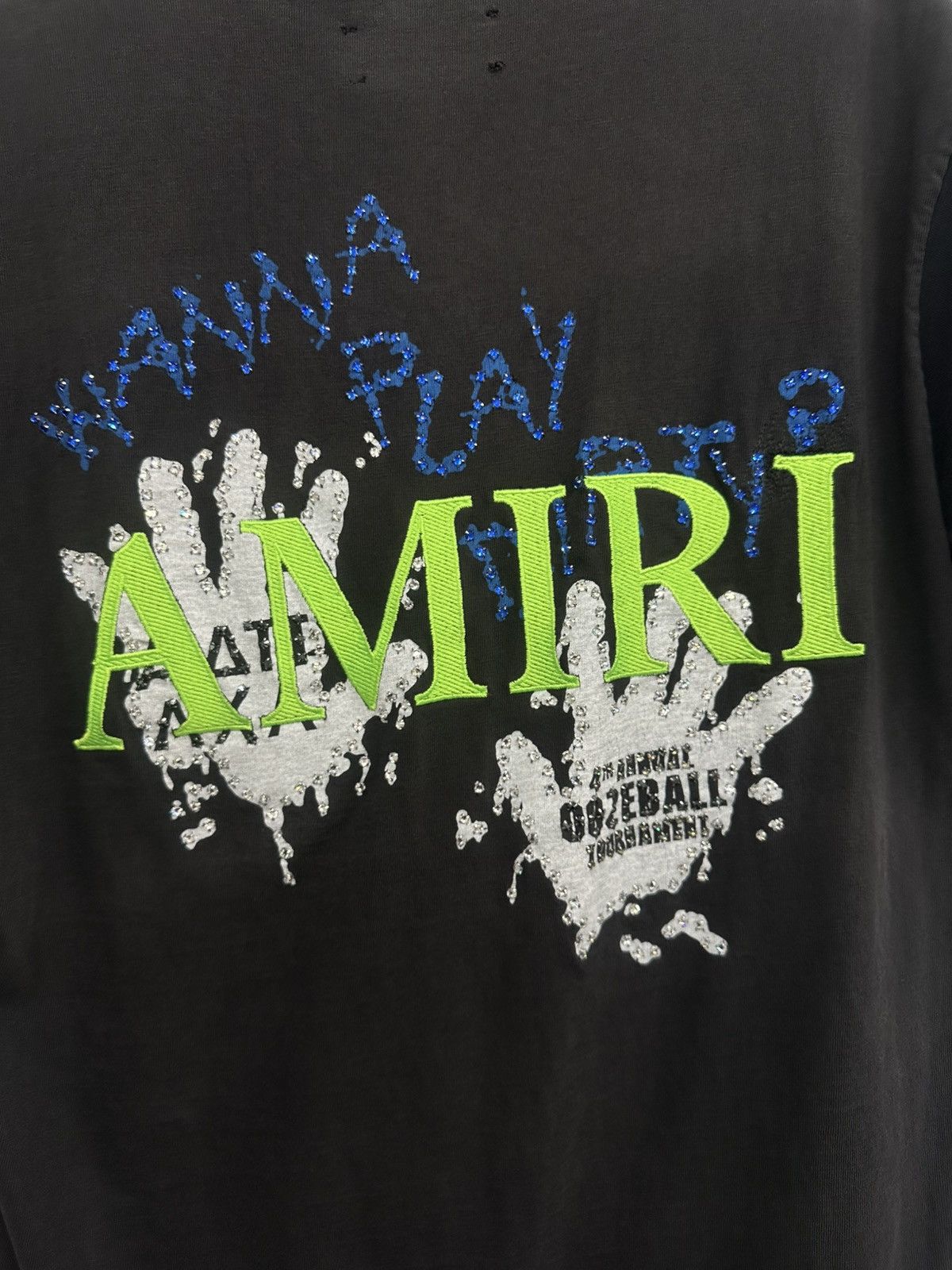 Amiri Amiri Vintage 1/1 Crystal Tee Size US M / EU 48-50 / 2 - 4 Thumbnail