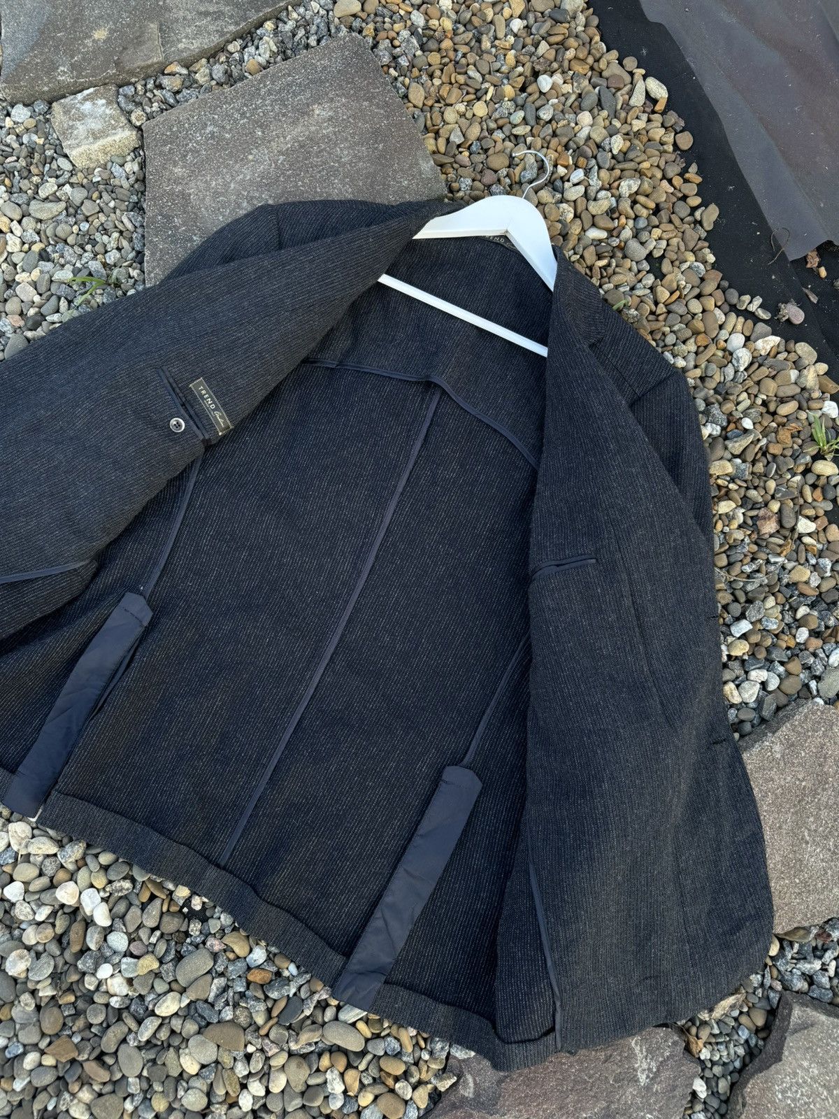 Corneliani Corneliani Trend pleated luxury grey blazer jacket Size 46R - 8 Thumbnail