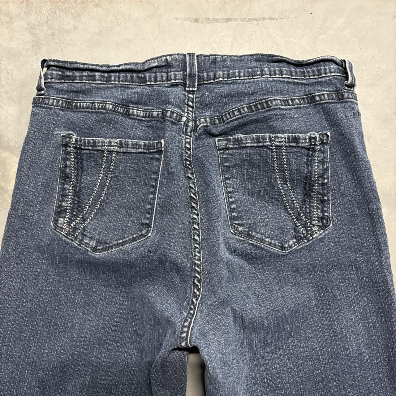 Vintage Crazy Vintage Y2K/2000s Grunge Streetwear Dark Wash Denim Jeans! Size US 30 / EU 46 - 5 Thumbnail