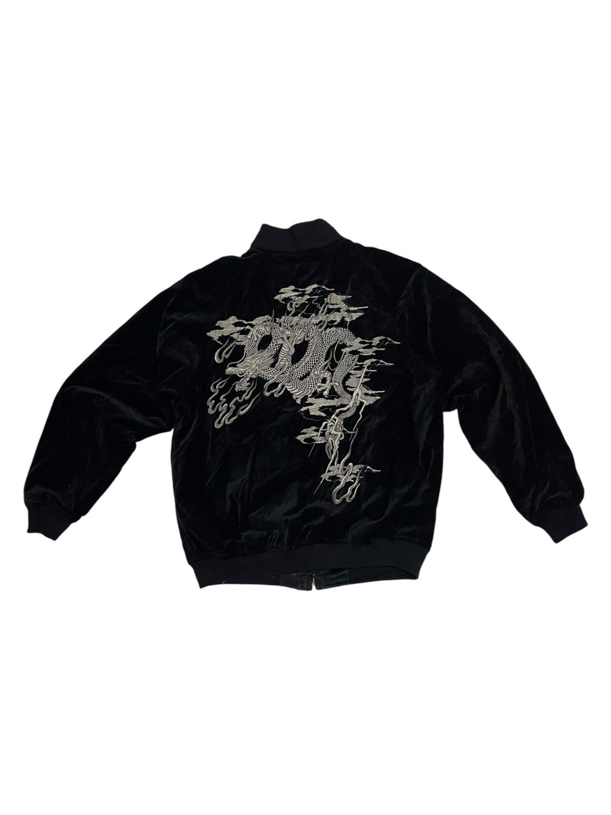 Beauty Beast × Designer × Japanese Brand Karakuri Tamashii Velour Reversible Velvet Sukajan Size US L / EU 52-54 / 3 - 2 Thumbnail