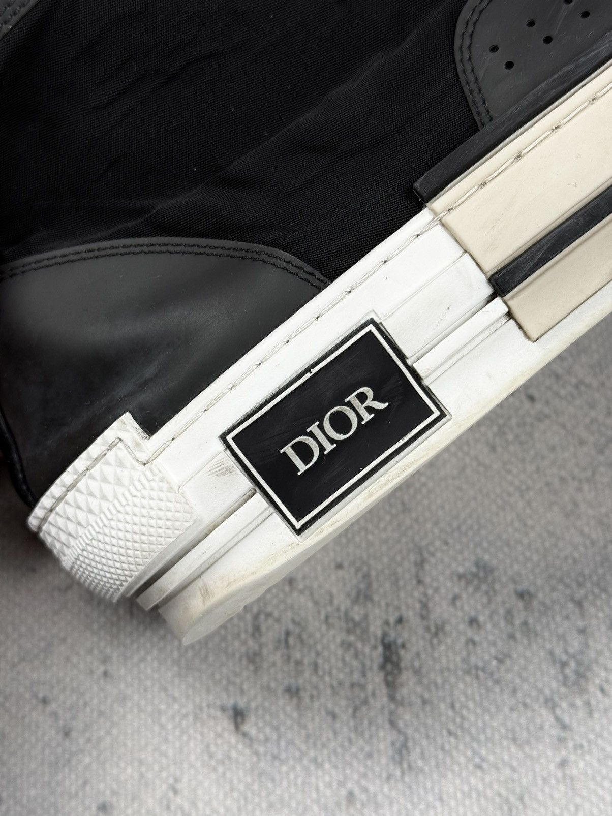 Dior Dior B23 High Top Black Archive Luxury Itali Sneakers y2k Size US 10 / EU 43 - 9 Thumbnail