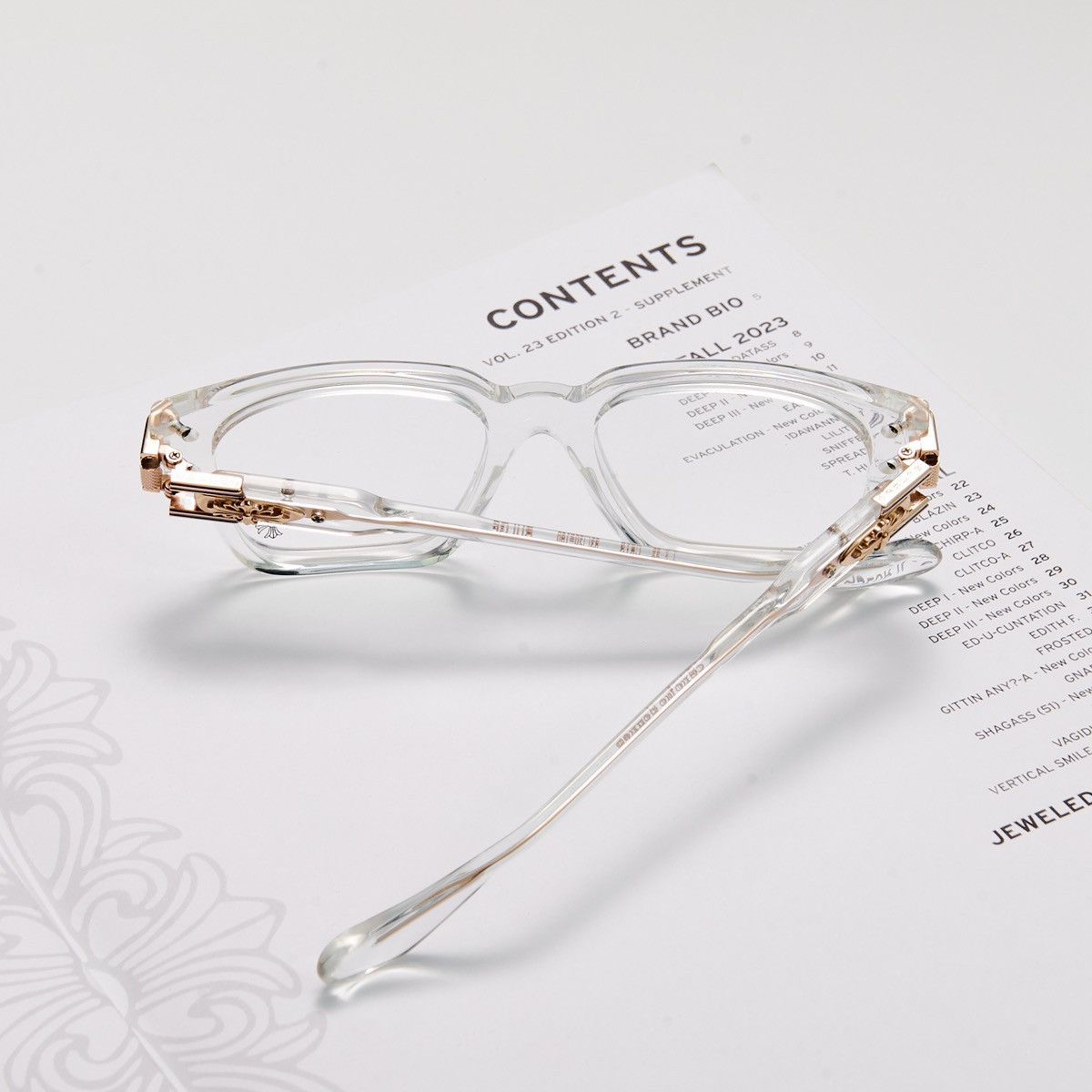 Chrome Hearts CHROME HEARTS BULGE CRYSTAL SUNGLASSES Size ONE SIZE - 7 Thumbnail