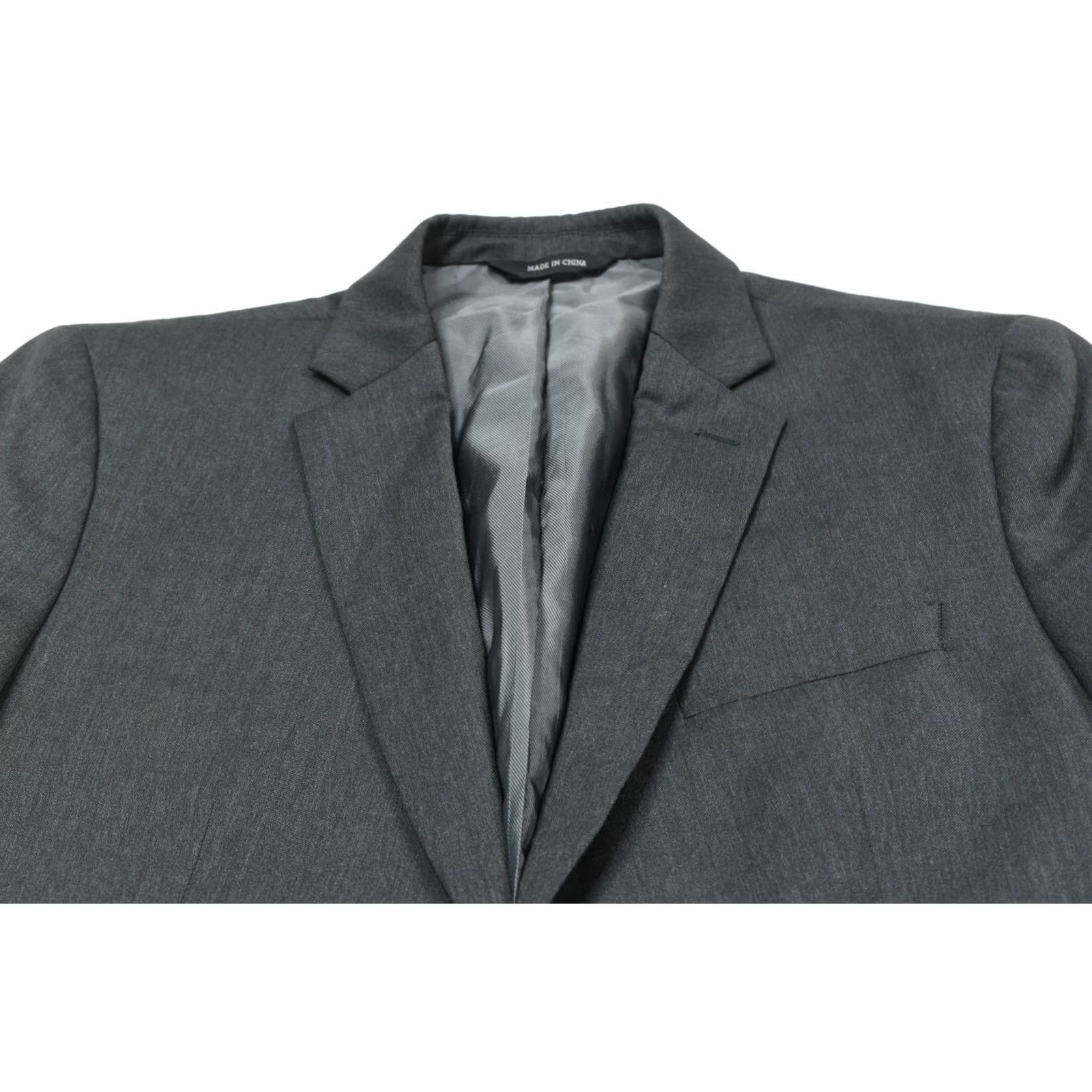 Banana Republic Banana Republic Cerutti Suit Jacket Mens 40R Gray Wool Two-Button Tailored Fit Size 40R - 3 Thumbnail