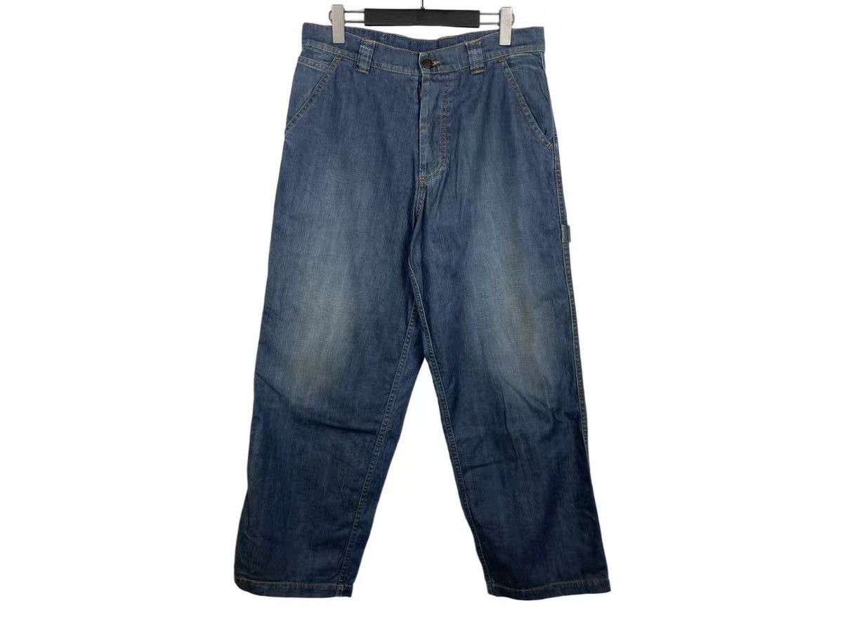 Maison Margiela Maison Margiela SS24 Faded Wide-Leg Worker Jeans J31 Size US 30 / EU 46 - 1 Thumbnail
