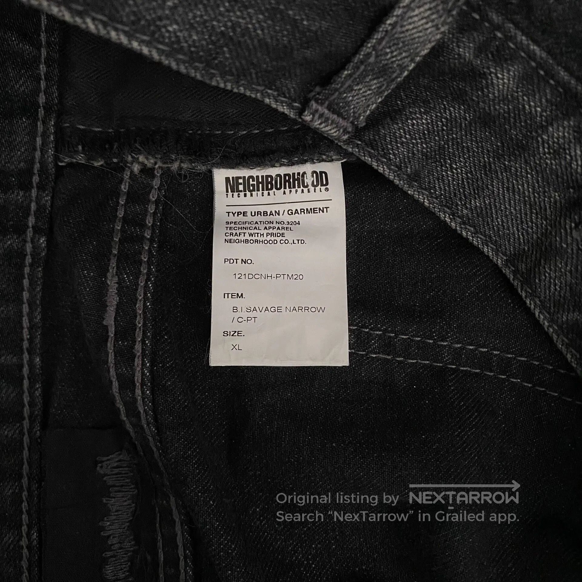 Neighborhood Neighborhood 12ss Black Soul Jeans. Size US 38 / EU 54 - 9 Thumbnail