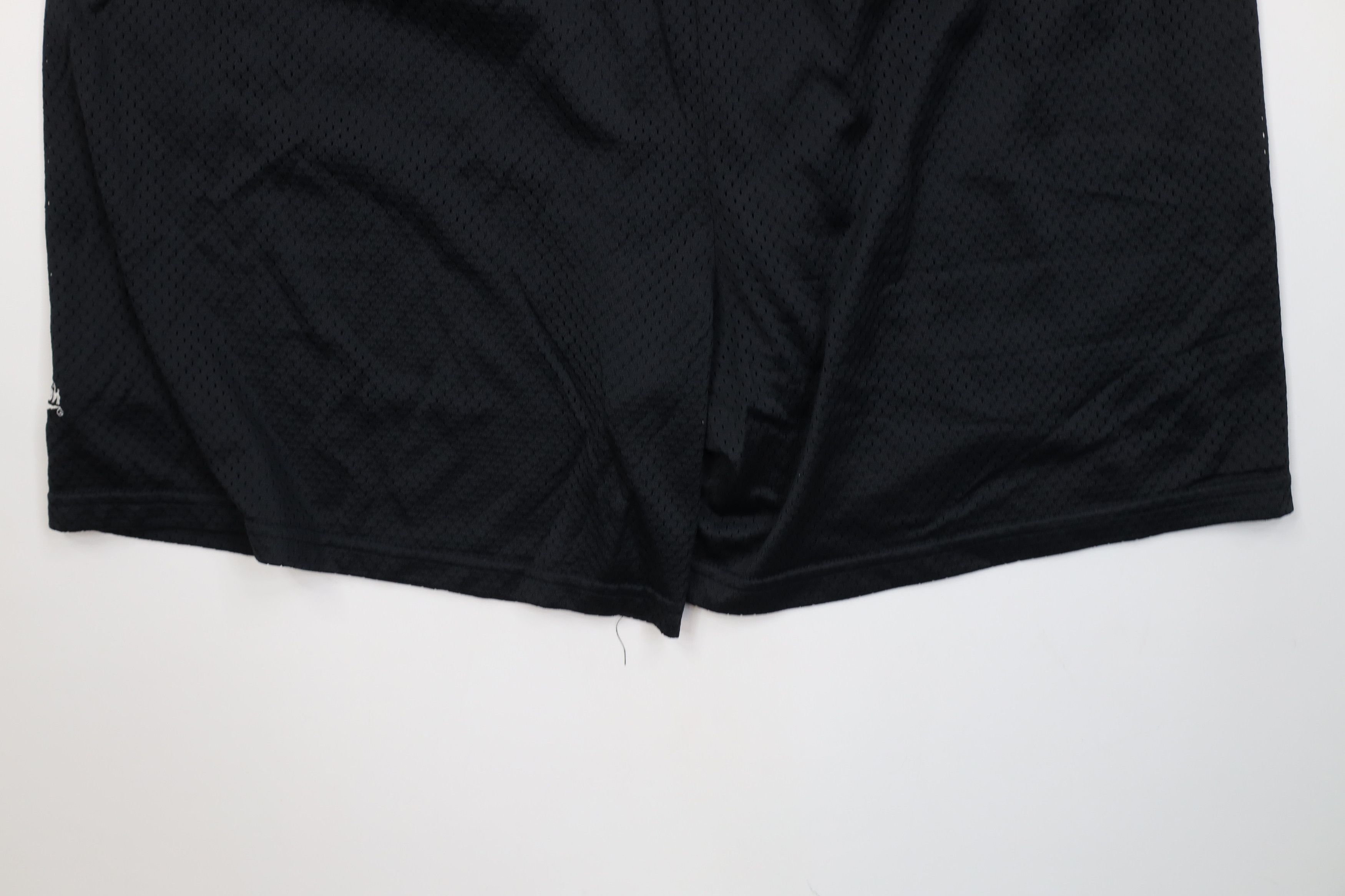 Reebok Vintage 90s Reebok Above Knee Mesh Shorts Black Polyester Size US 34 / EU 50 - 10 Thumbnail
