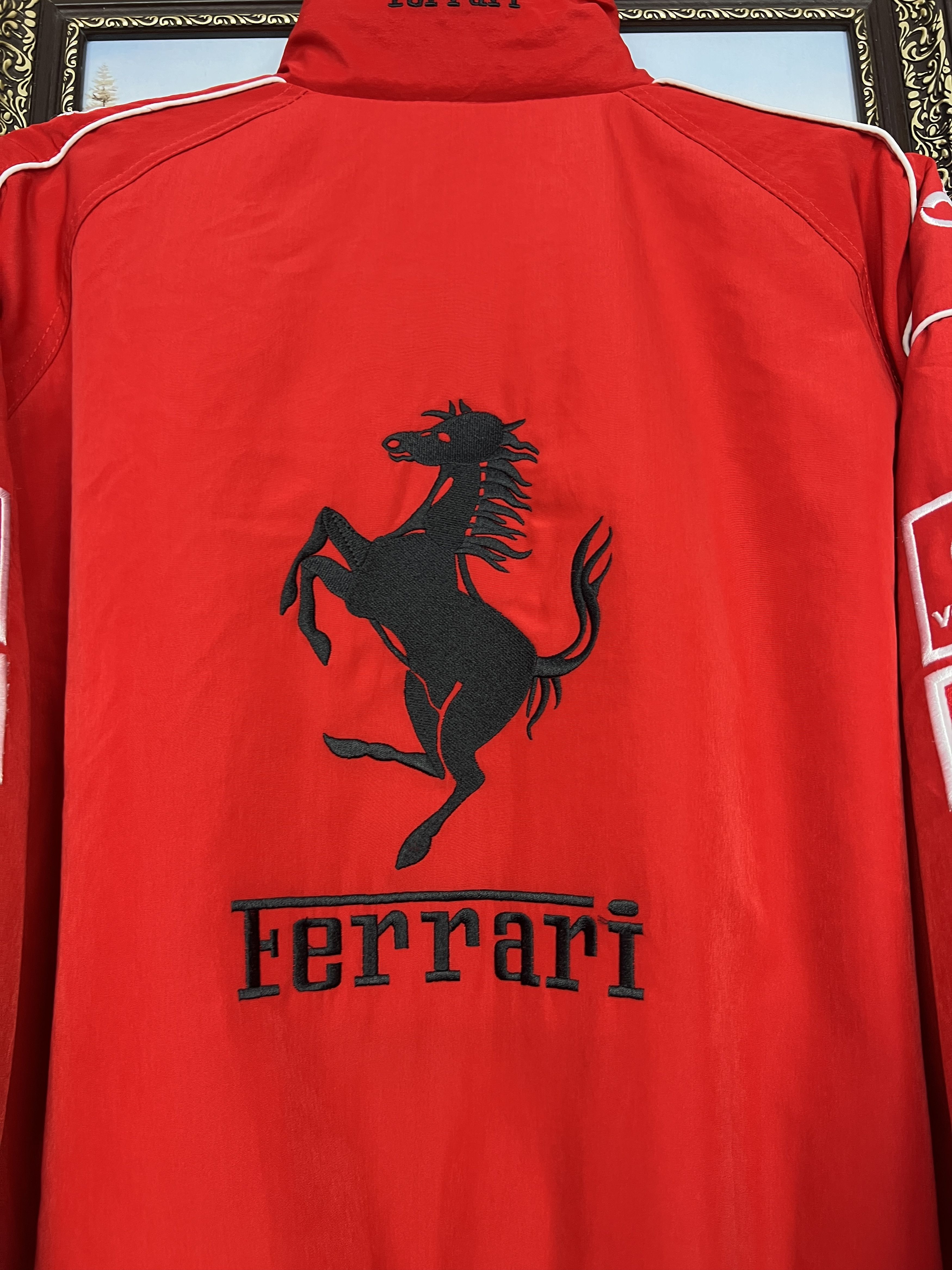 Vintage Vintage Racing Ferrari F-1 Rormula 1 Jacket Red Marlboro Size US L / EU 52-54 / 3 - 14 Thumbnail