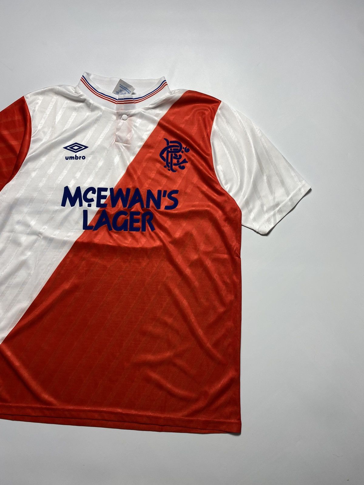 Umbro × Vintage Vintage 1987-1990 Glasgow Rangers Away Kit Jersey Size US L / EU 52-54 / 3 - 3 Thumbnail