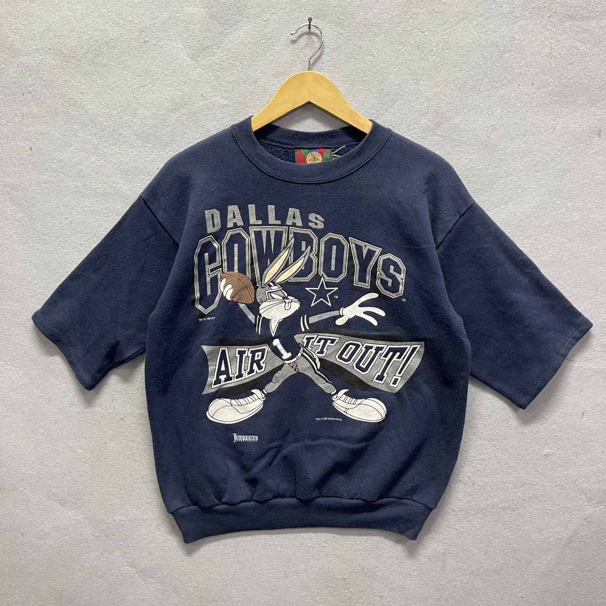 Warner Bros Vintage Early 90s Dallas Cowboys “Air It Out!” Sweatshirt Size US M / EU 48-50 / 2 - 1 Thumbnail