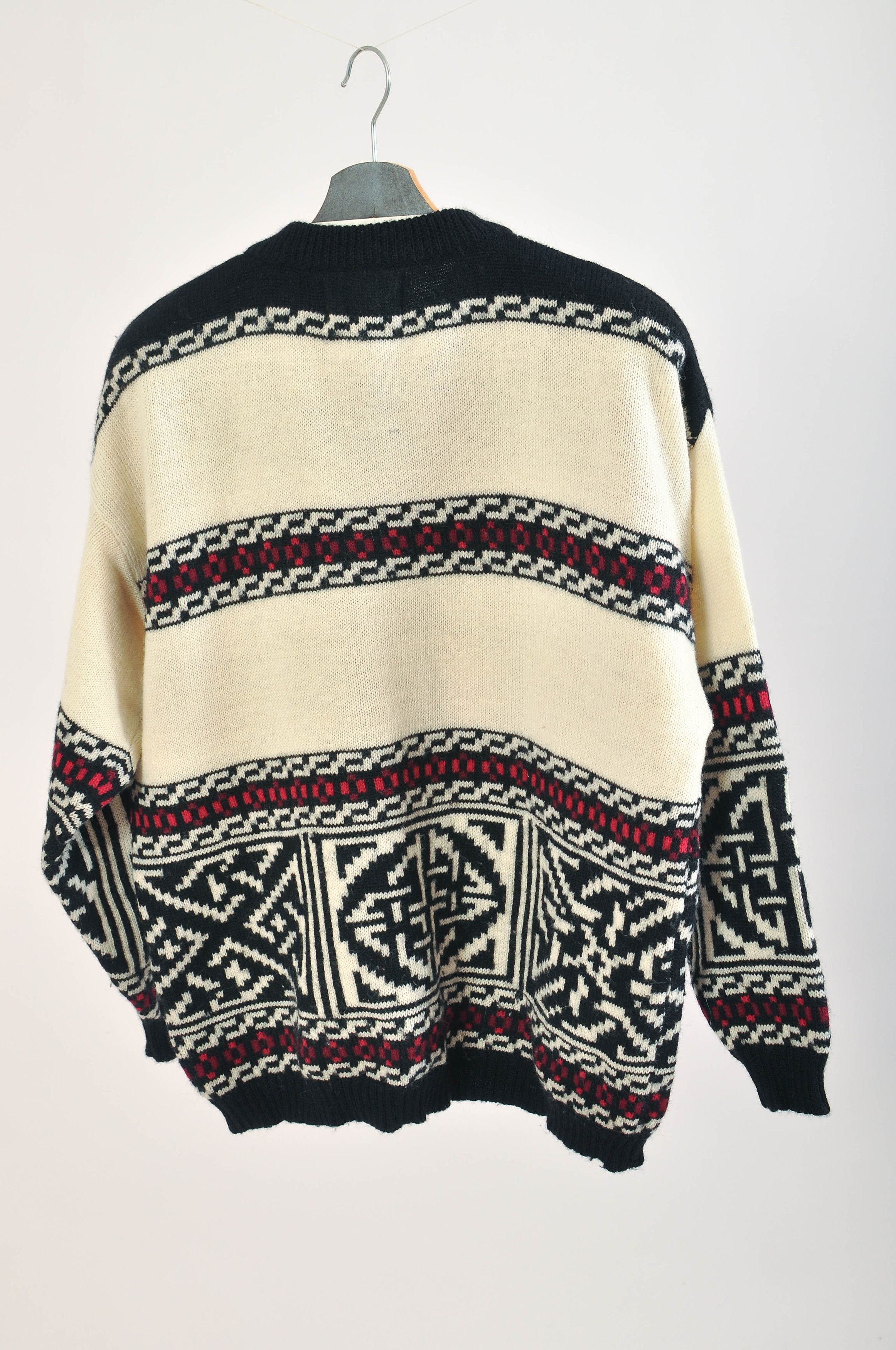 Other Vintage 90s Floral Embroidered Oversize Cardigan Size M / US 6-8 / IT 42-44 - 4 Thumbnail