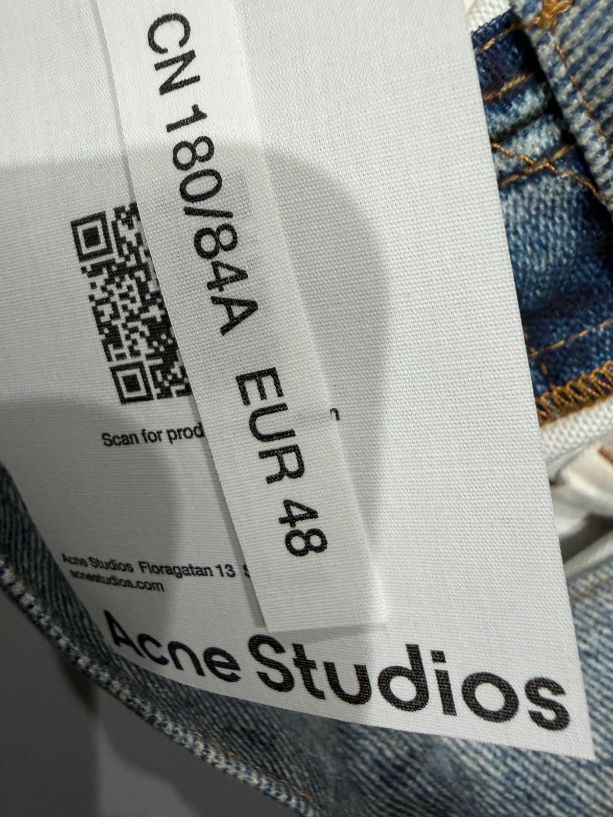 Acne Studios ACNE STUDIOS - Printed Jeans Regular Fit Size US 32 / EU 48 - 4 Thumbnail