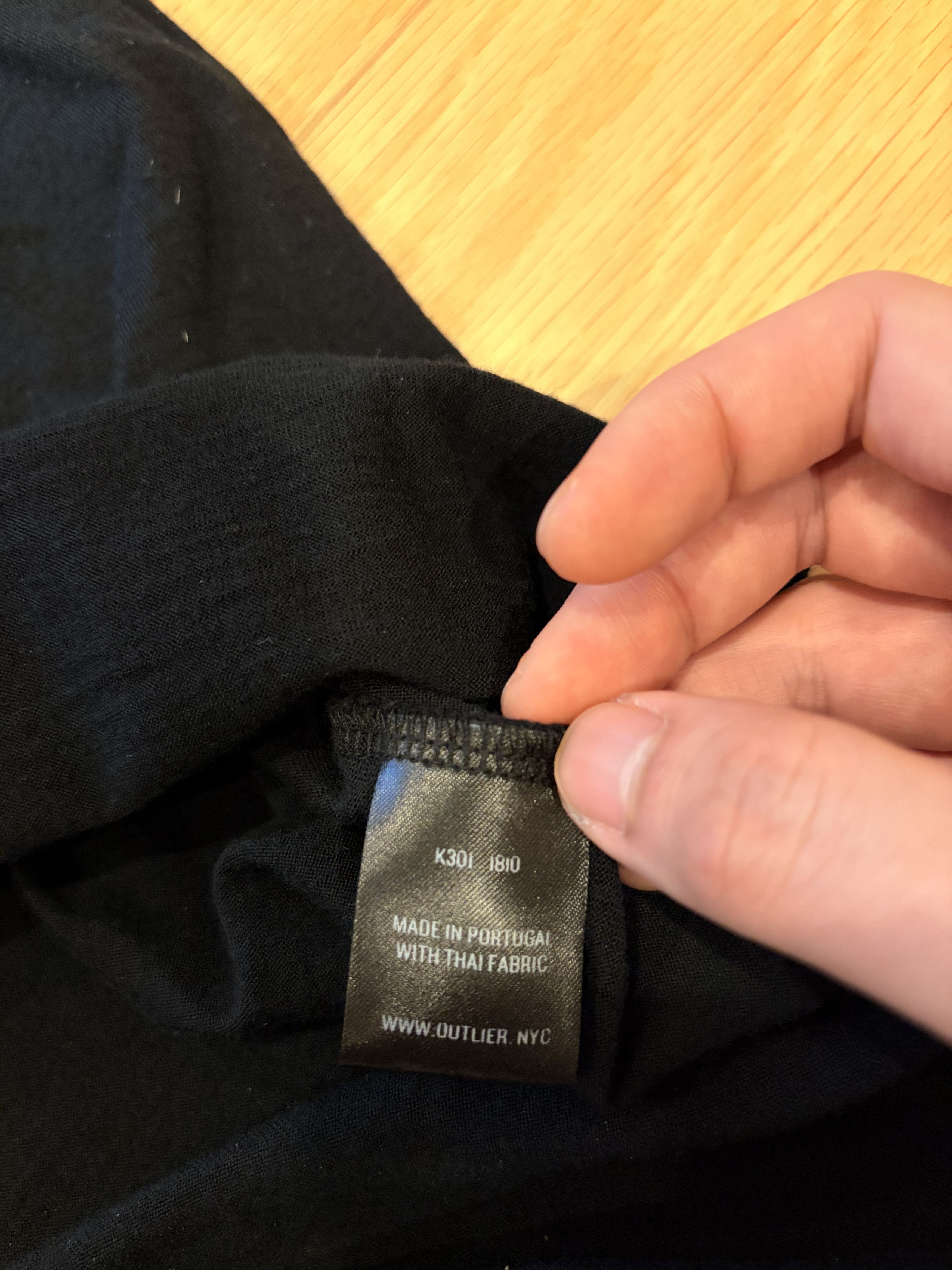 Outlier Outlier Ultrafine Merino Cut 1 T-shirt UFT XS Black 16.5 µm Size US XS / EU 42 / 0 - 4 Thumbnail