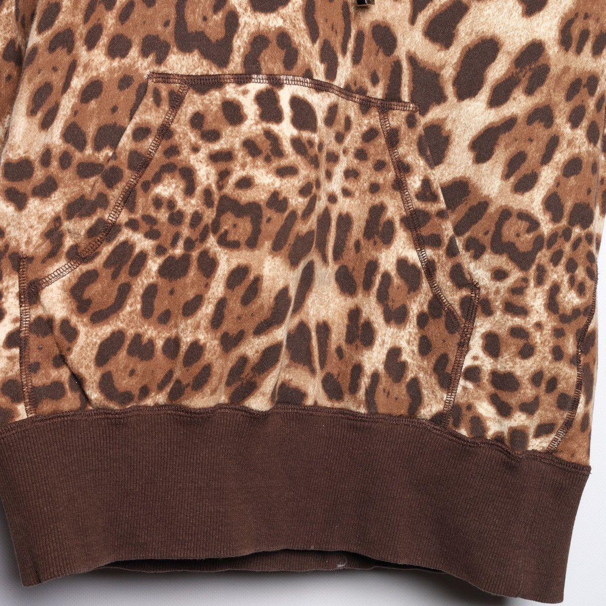 Dolce & Gabbana Dolce Gabbana Vintage Leopard Camo Printed Hoodie Size XS / US 0-2 / IT 36-38 - 7 Thumbnail