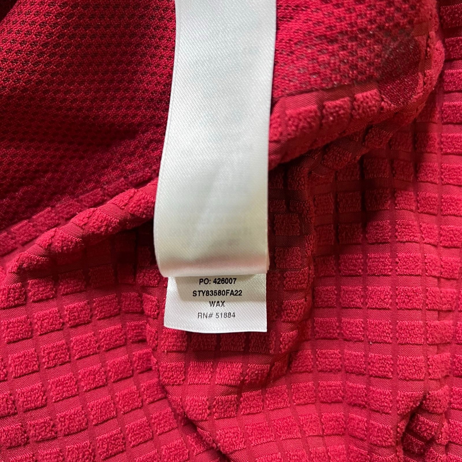 Patagonia Patagonia R1 Techface Wax Red Fleece Jacket Mens XL 83580 Size US XL / EU 56 / 4 - 8 Thumbnail