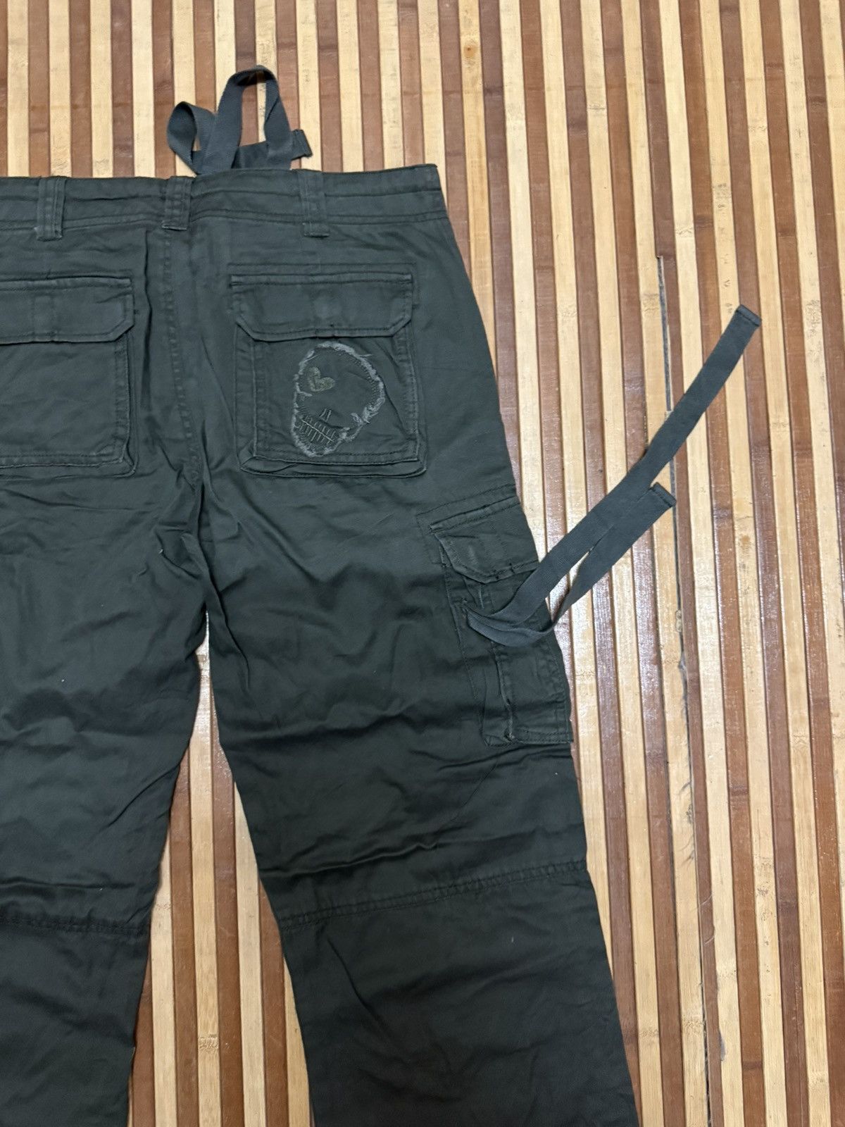 Japanese Brand POLHAM Unisex Cargo Pants Streetwear Multipocket Size US 29 - 8 Thumbnail