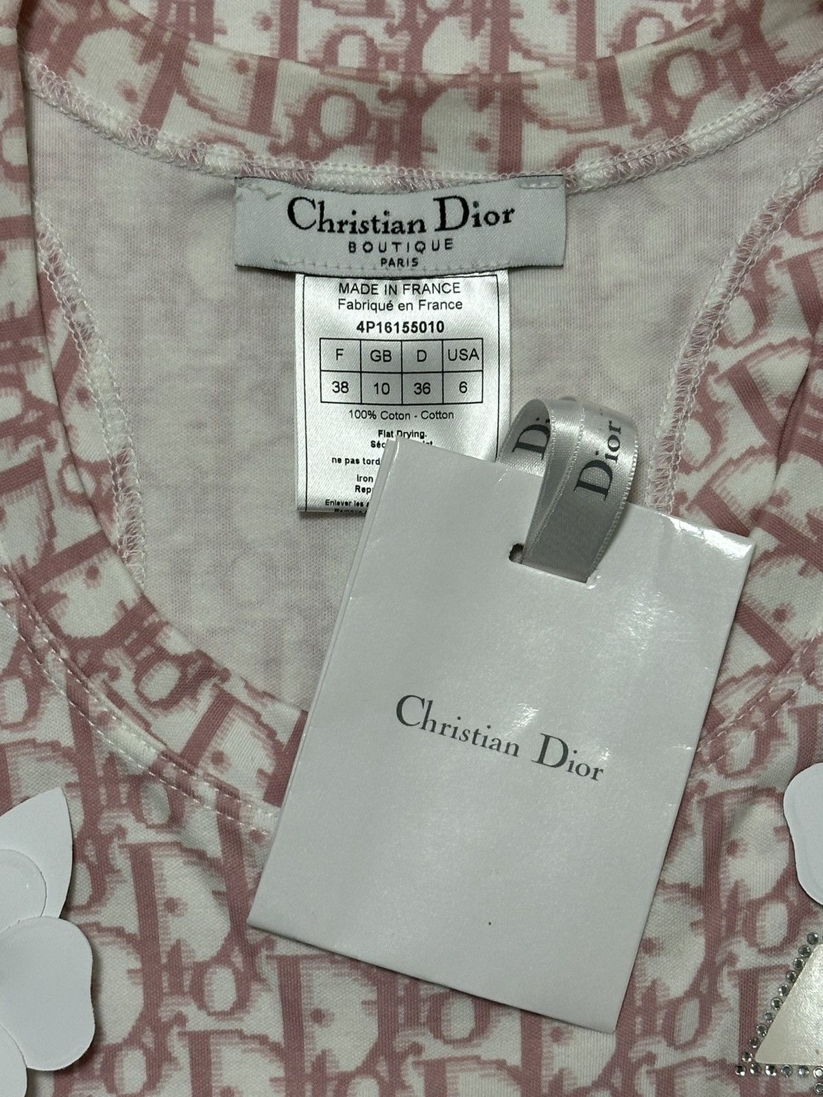 CHRISTIAN DIOR S/S 2004 Trotter No. 1 Flower Tank Top